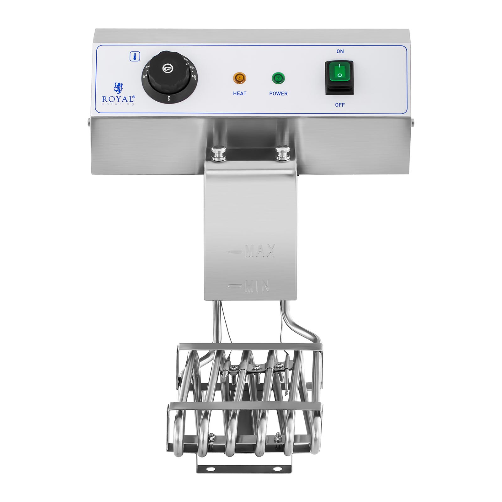 Frytkownica frytownica gastronomiczna dwukomorowa z kranami 230V 2x16L (6)