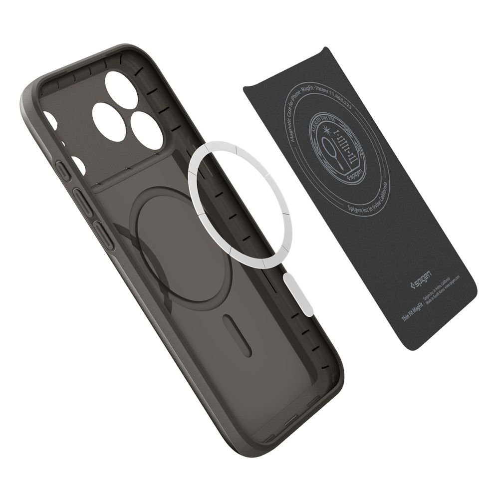 Etui case plecki na iPhone 17 Pro Thin Fit MagSafe - szare (7)