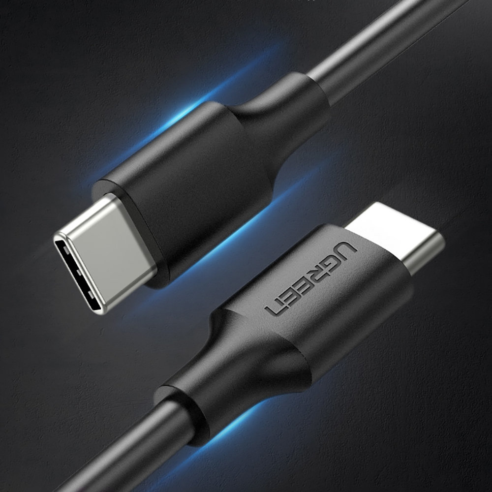 Kabel przewód USB-C do ładowania i transferu danych 3A 2m czarny (3)