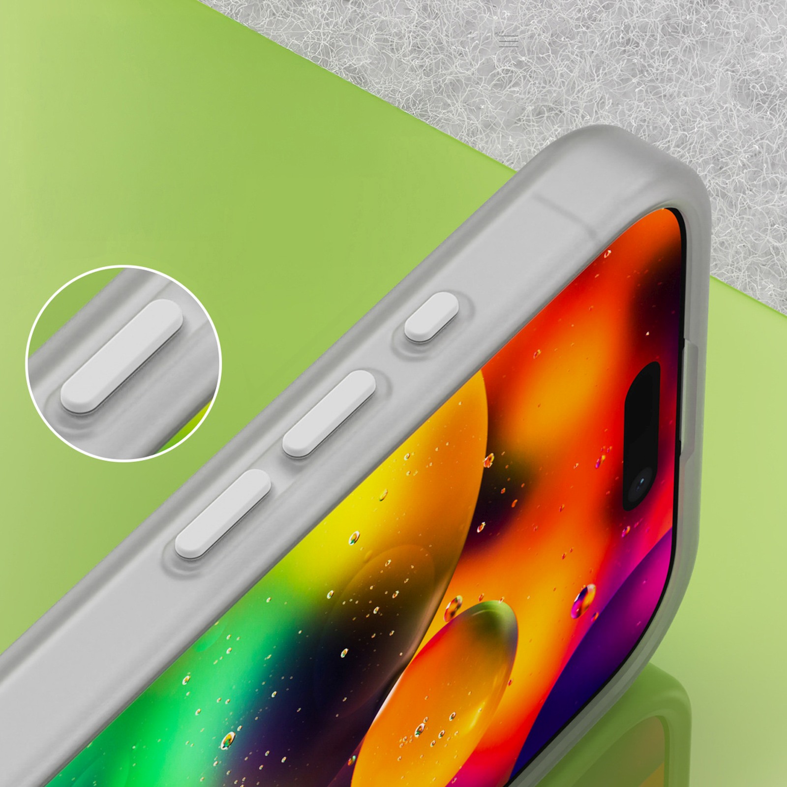 Etui case na iPhone 17 Magnetic Abrasive MagSafe - matowe białe (7)