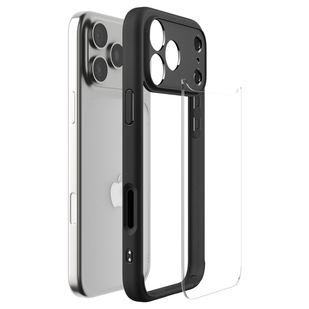 Etui case plecki na iPhone 17 Pro Max Ultra Hybrid - czarny mat (7)