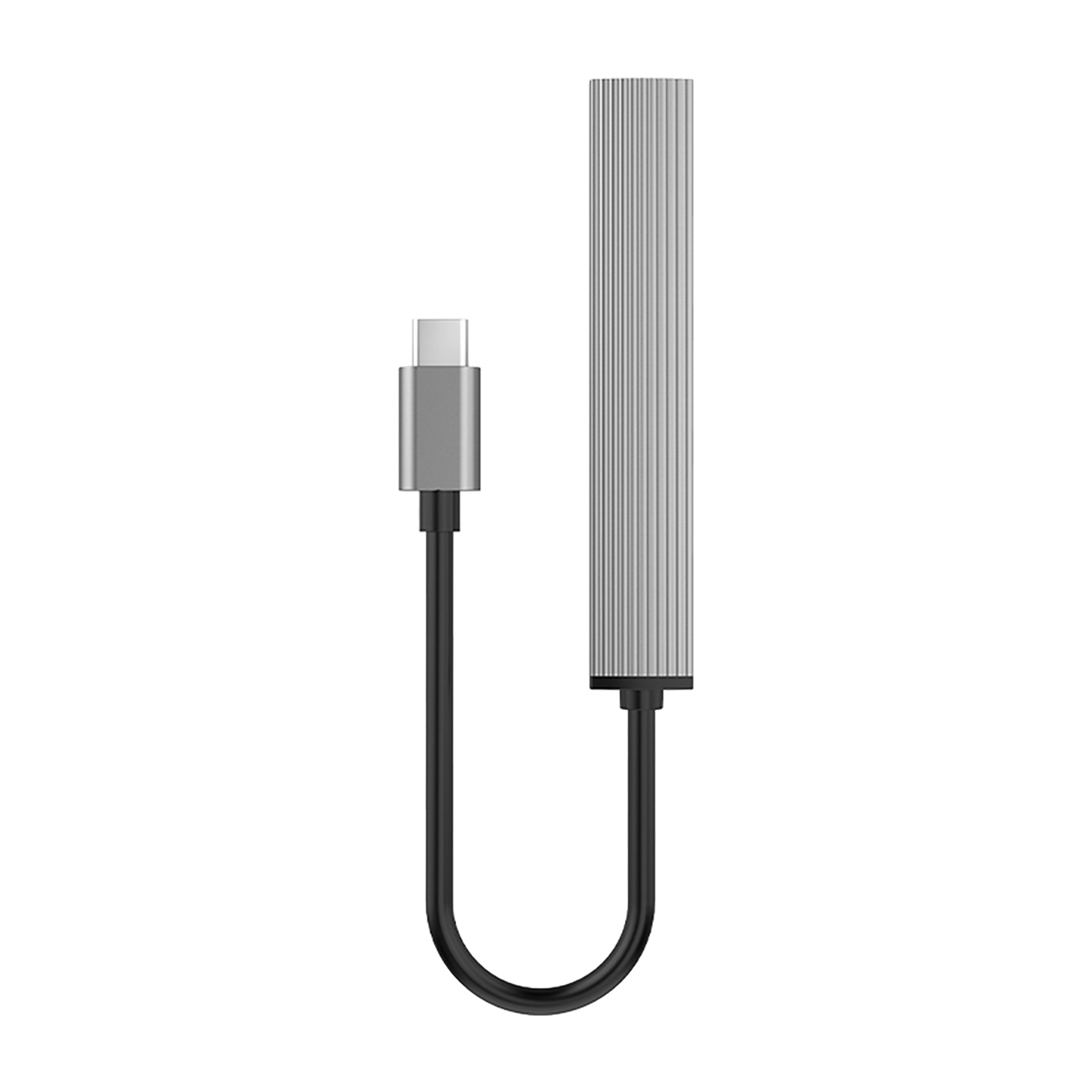 Hub AH-13 stacja dokująca rozdzielacz USB-C na 4x USB-A - szary (5)