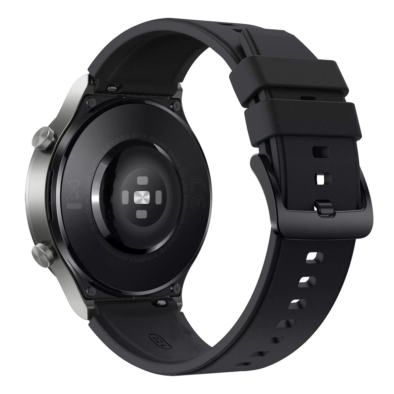 Pasek silikonowy do zegarka Huawei Watch GT 2/3/4/2 Pro/3 Pro/4 Pro/GT 2e 46mm - czarny