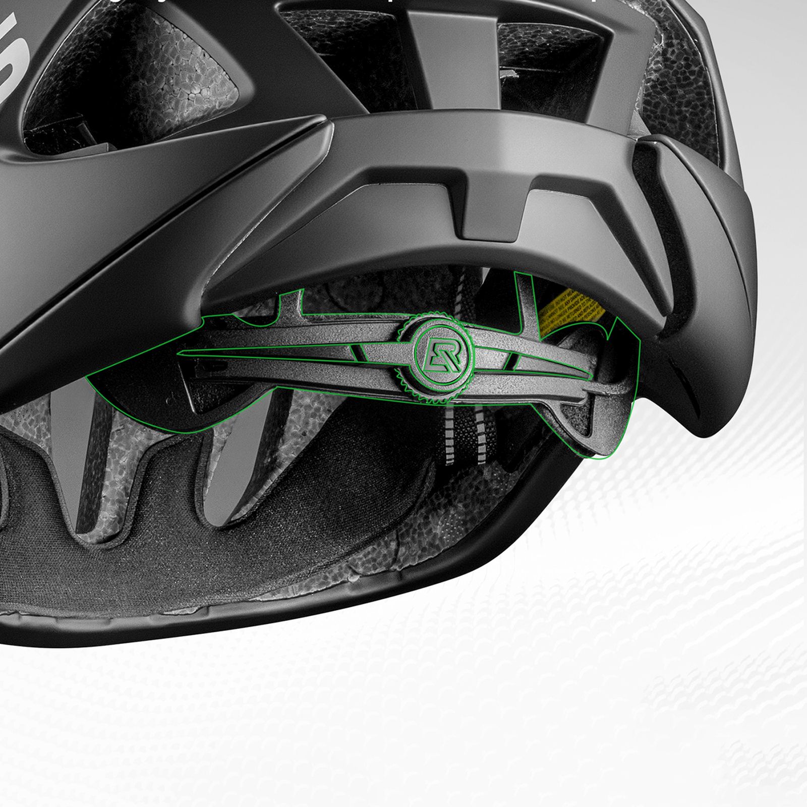 Kask rowerowy lekki 58-62 cm - czarny (8)
