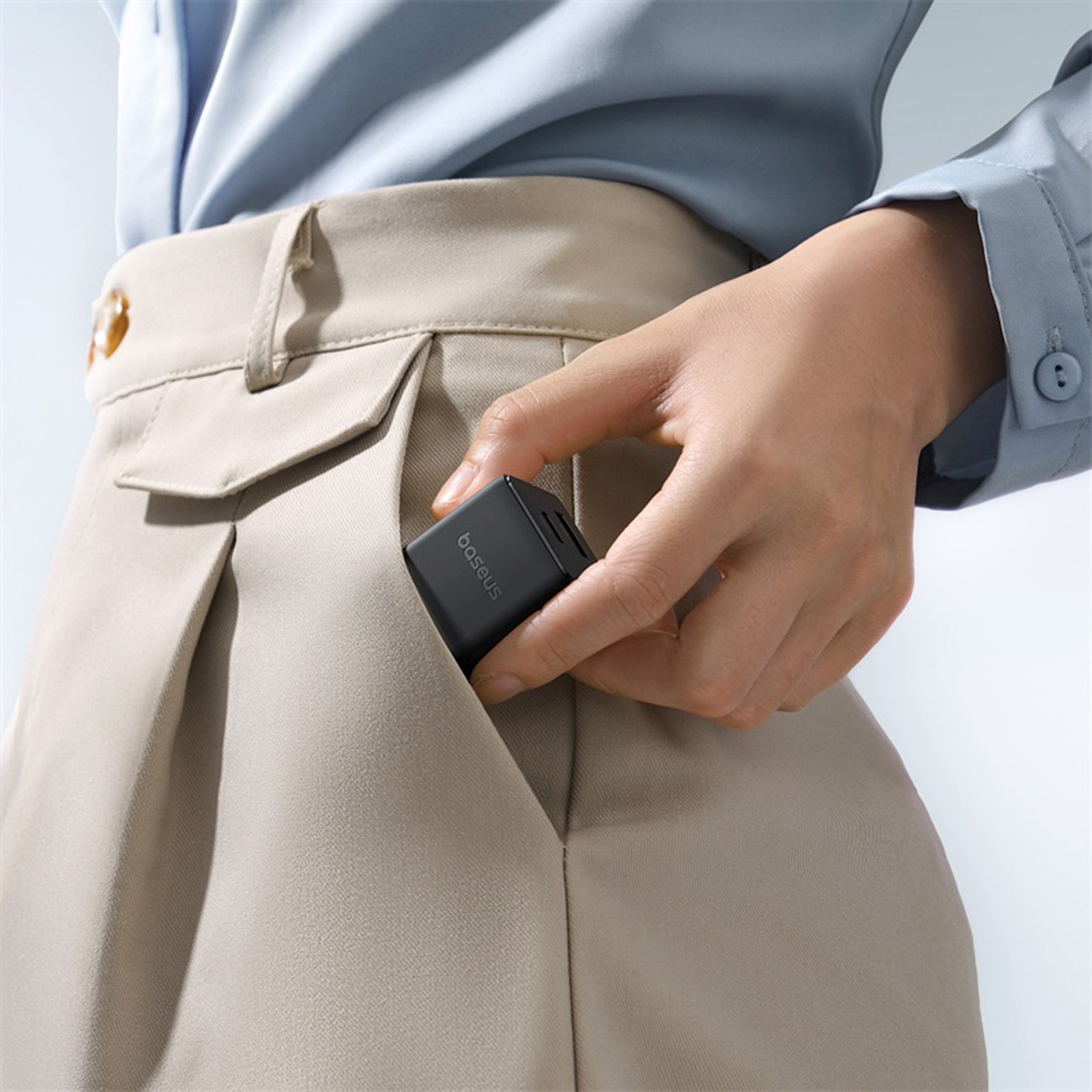 Ładowarka sieciowa Palm 30W USB-C USB-A - czarna (8)