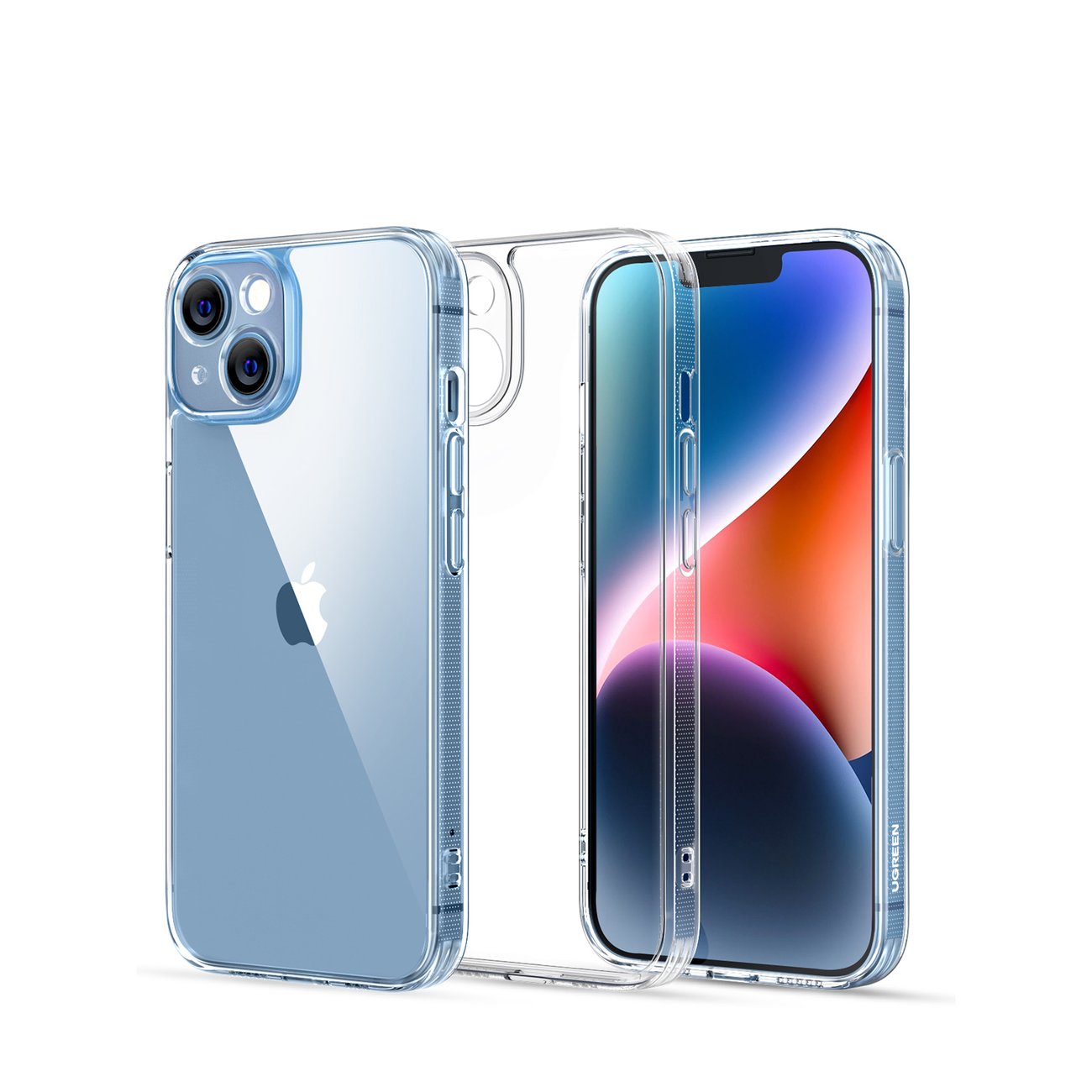 Etui do iPhone 14 Plus z żelową ramką Protective Case przezroczyste (8)