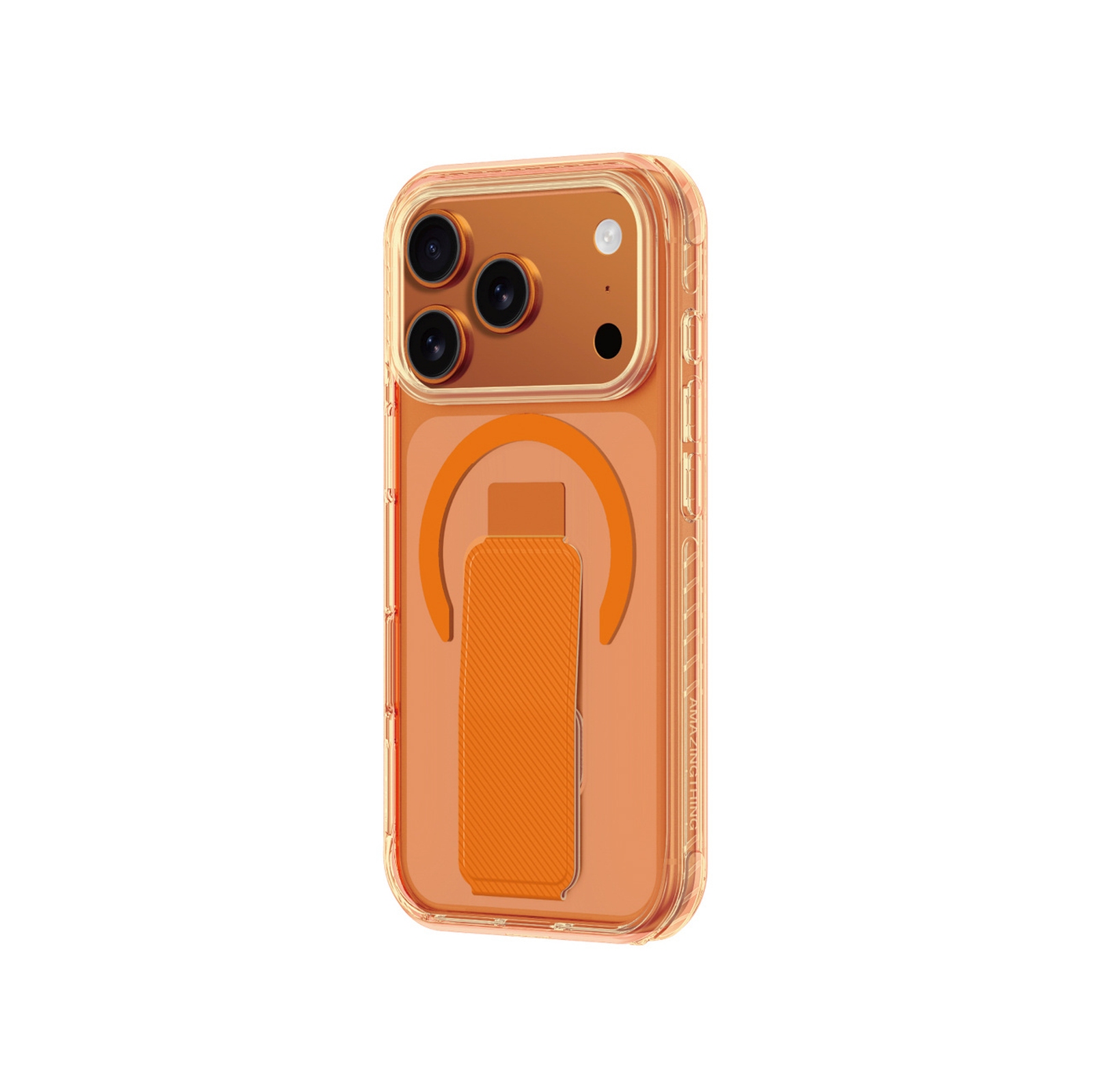 Etui pokrowiec ochronny na iPhone 17 Pro Titan Pro Holder MagSafe - pomarańczowy (4)