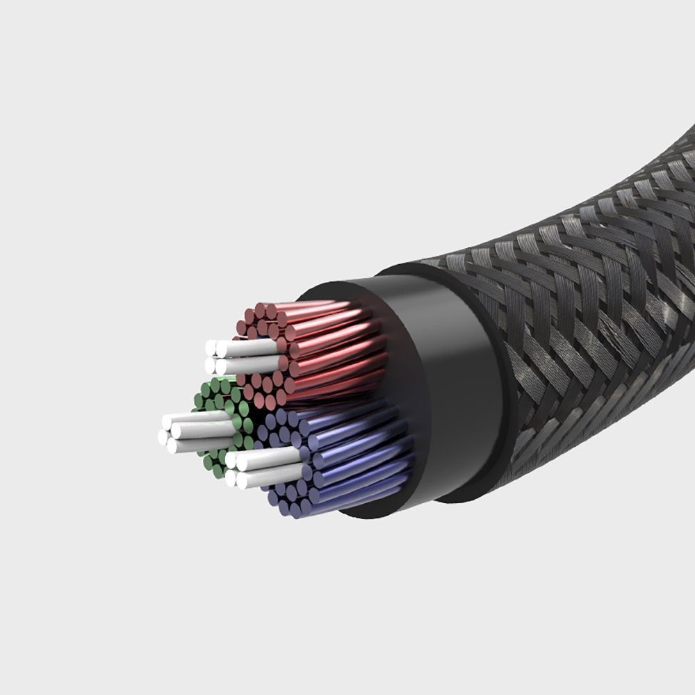 Przewód kabel kątowy AUX 2x mini jack 3.5mm 1.5m niebieski (11)