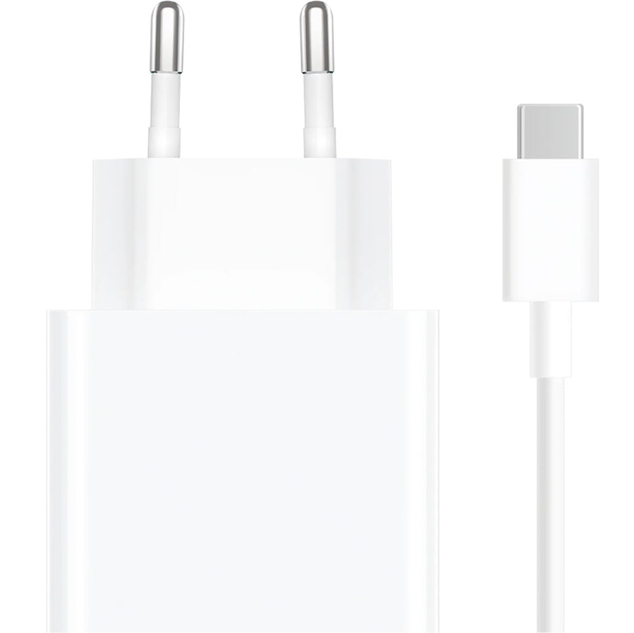 Ładowarka sieciowa USB-A 33W z kablem USB-C - biała (3)