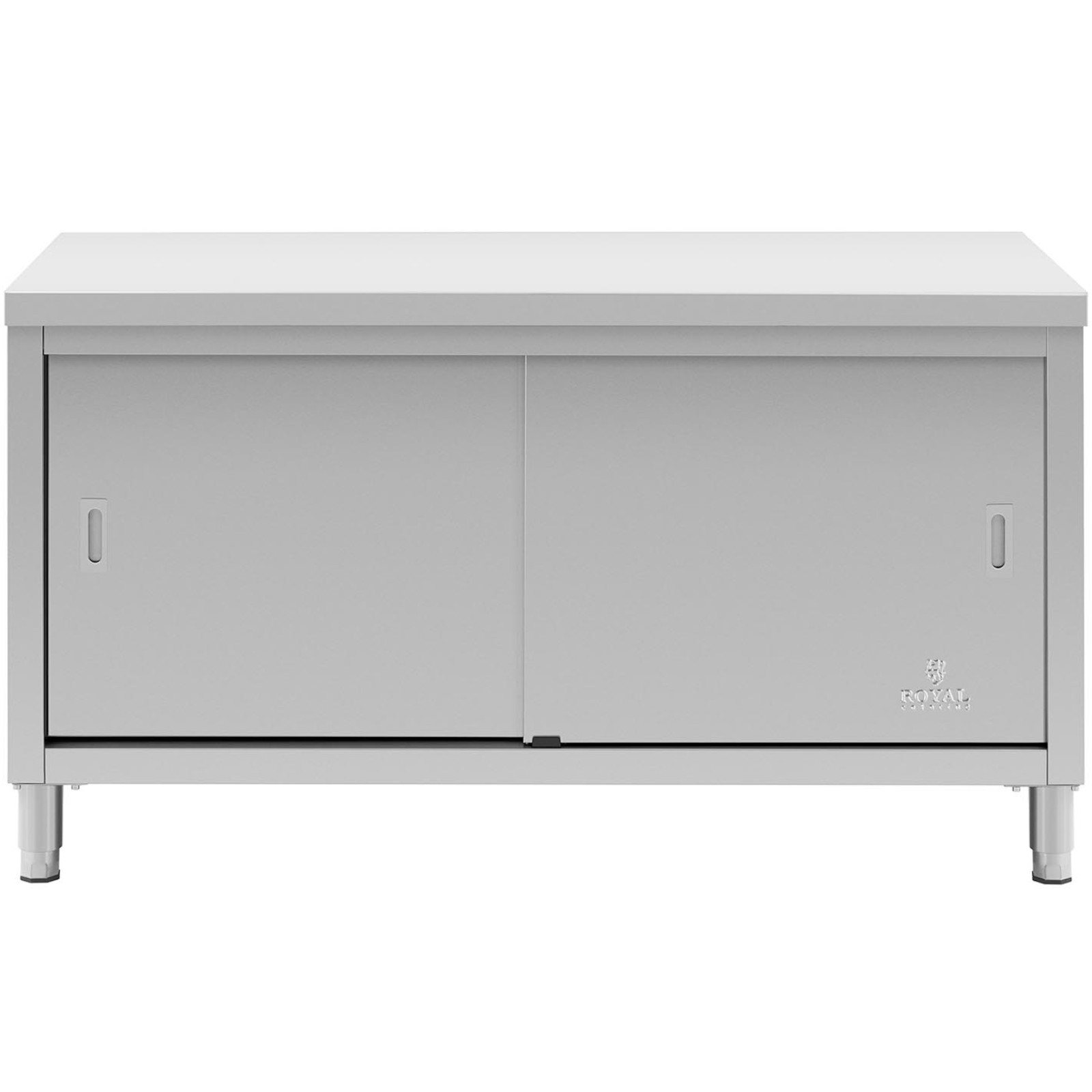 Stół blat roboczy centralny z szafką drzwi suwane 150 x 70 x 85 cm (5)