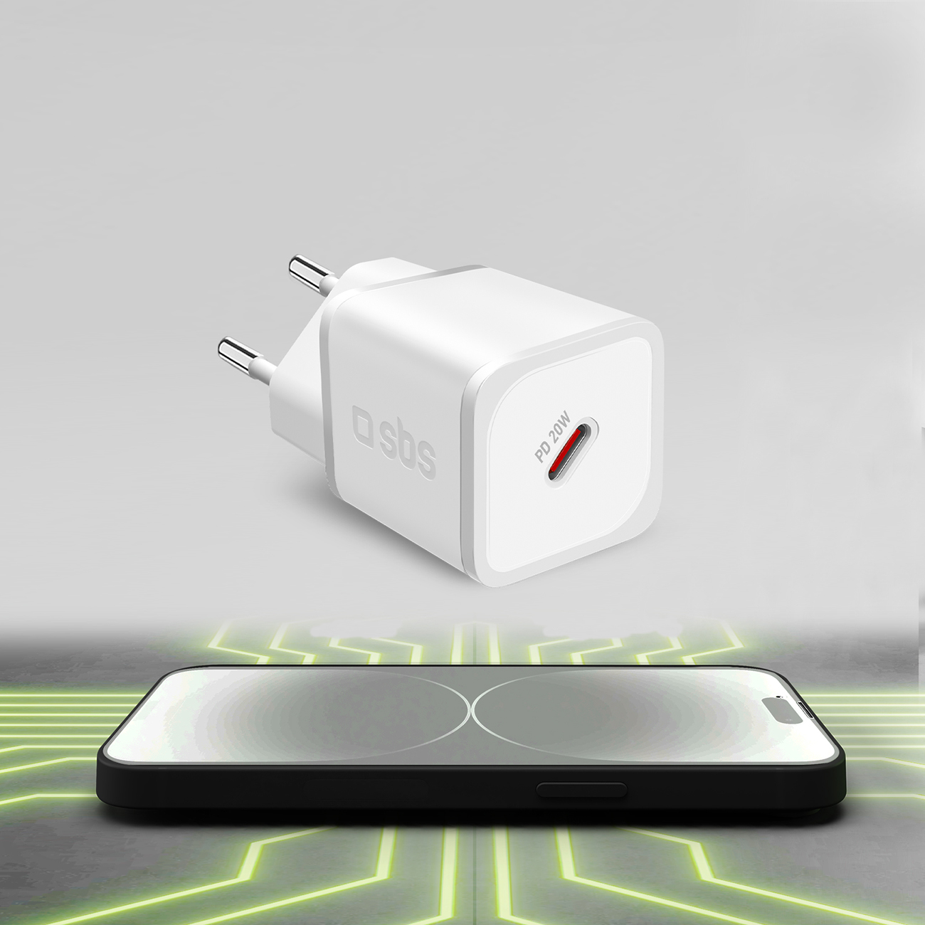 Ładowarka sieciowa GaN z Power Delivery 20W - biała (5)