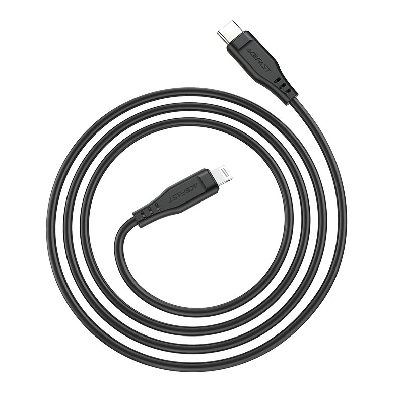 Kabel przewód do iPhone MFI USB-C - Lightning 30W 3A 1.2m biały (3)