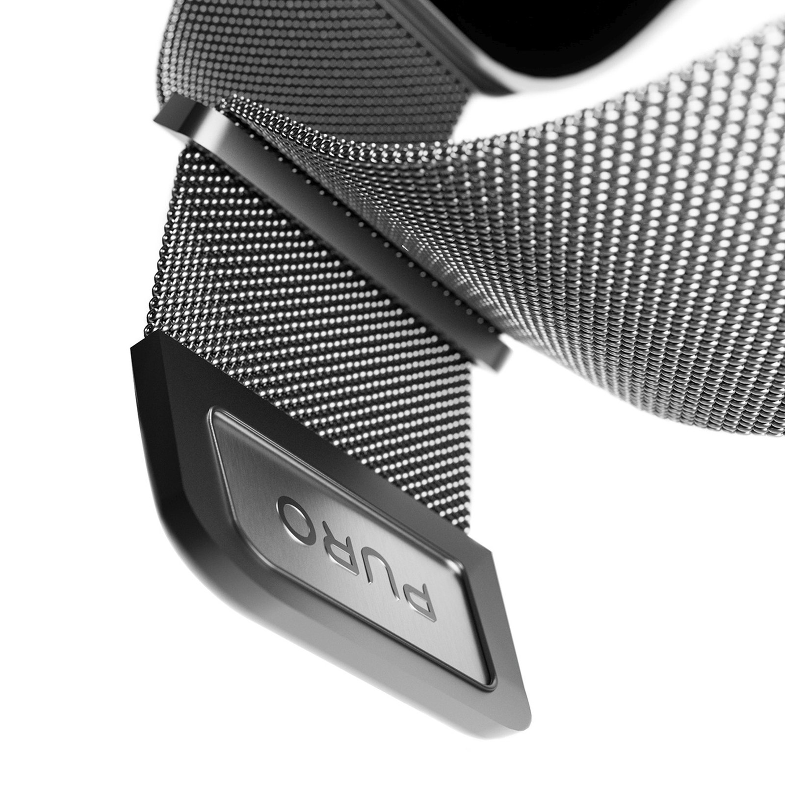 Pasek ze stali nierdzewnej do zegarka Apple Watch 42 44 45 49 mm Milanese - srebrny (8)