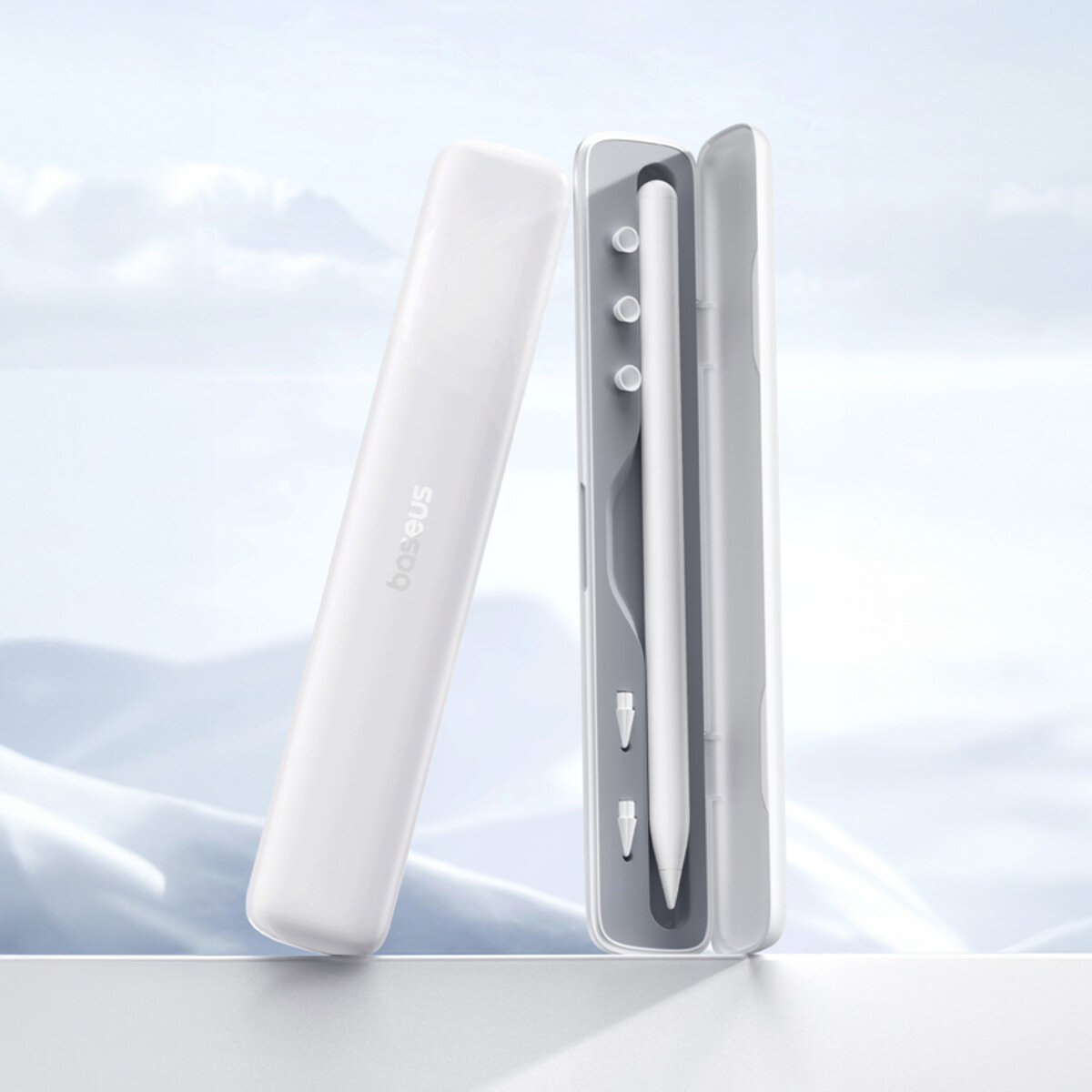 Etui organizer piórnik na rysiki do tabletu Smooth Writing 2 białe (9)