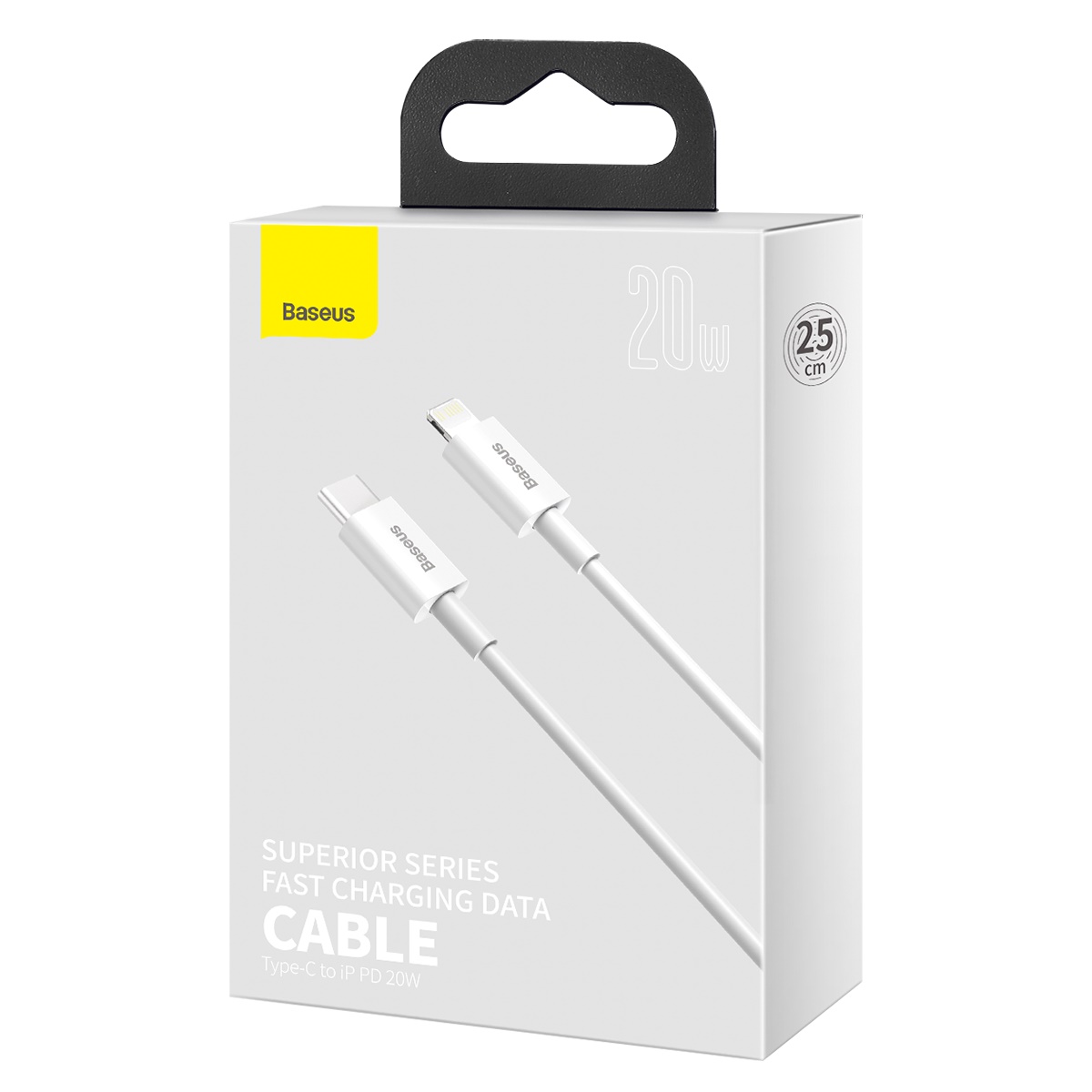 Kabel przewód Superior Series USB-C / Lightning PD 20W 2m - biały (7)