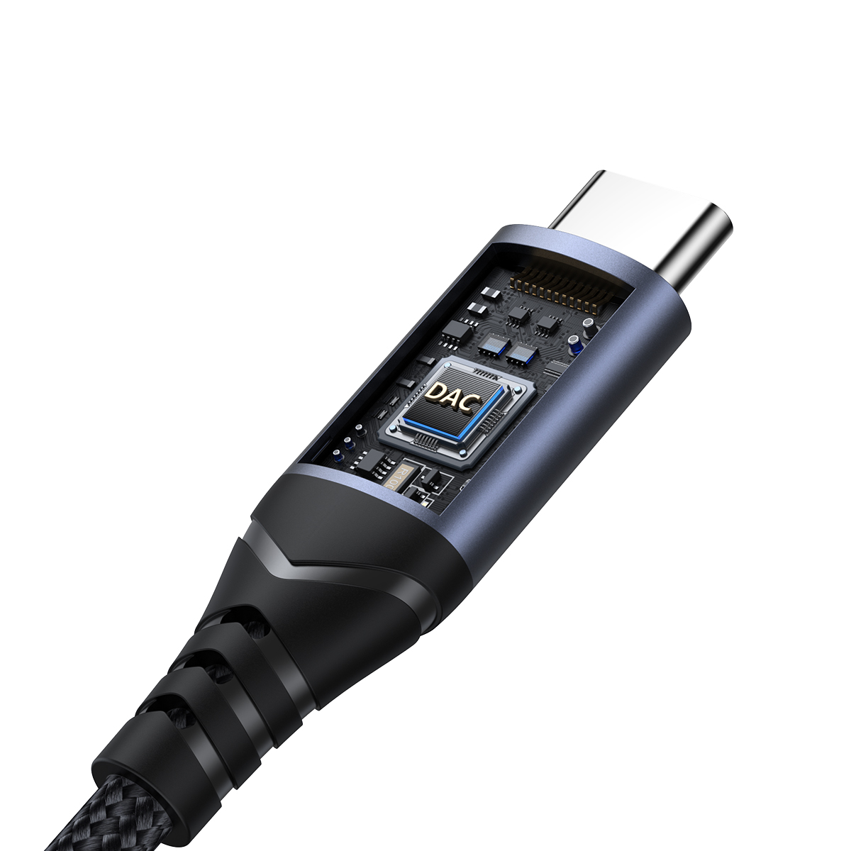 Przejściówka adapter DAC USB-C do mini jack 3.5mm czarny (3)