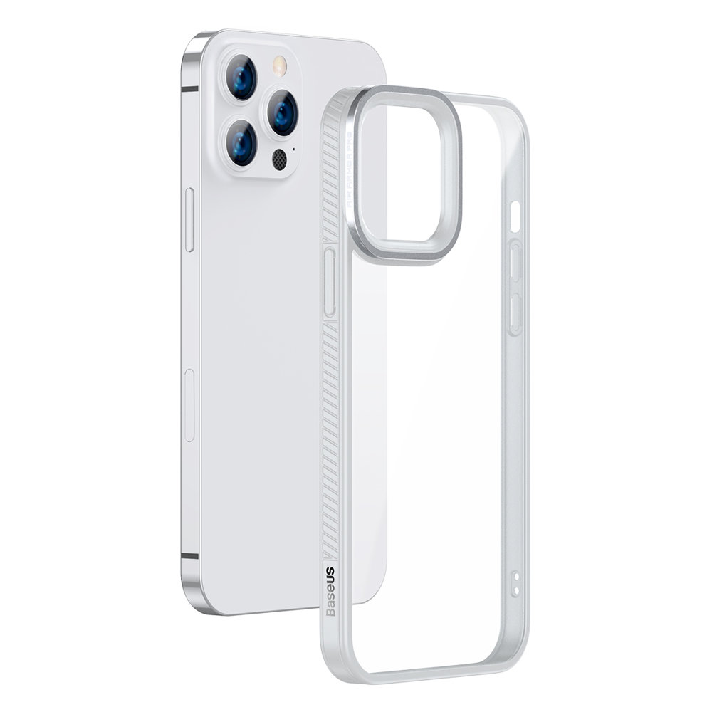 Pancerne odporne etui do iPhone 13 Pro z żelową ramką szary (3)