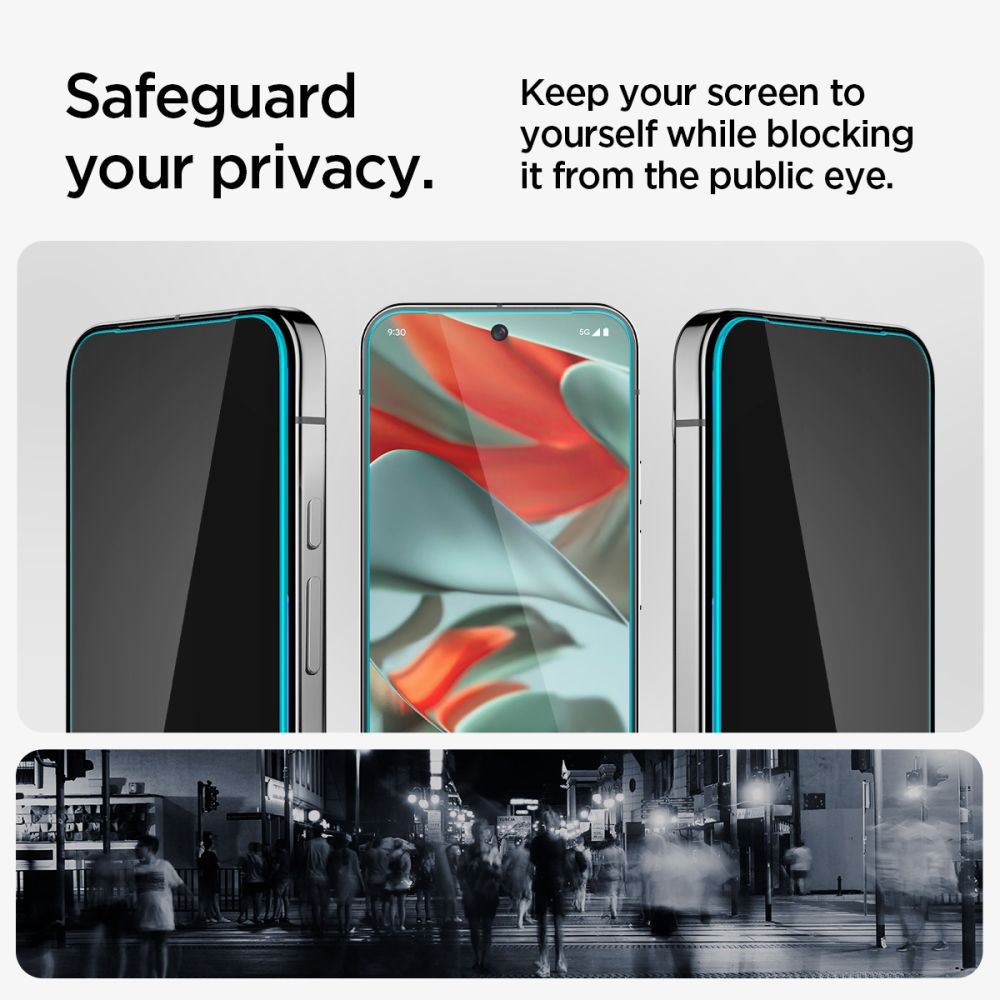 Szkło prywatyzujące na Google Pixel 9 Pro XL Glas.TR Ez Fit Privacy - 2 szt. (11)
