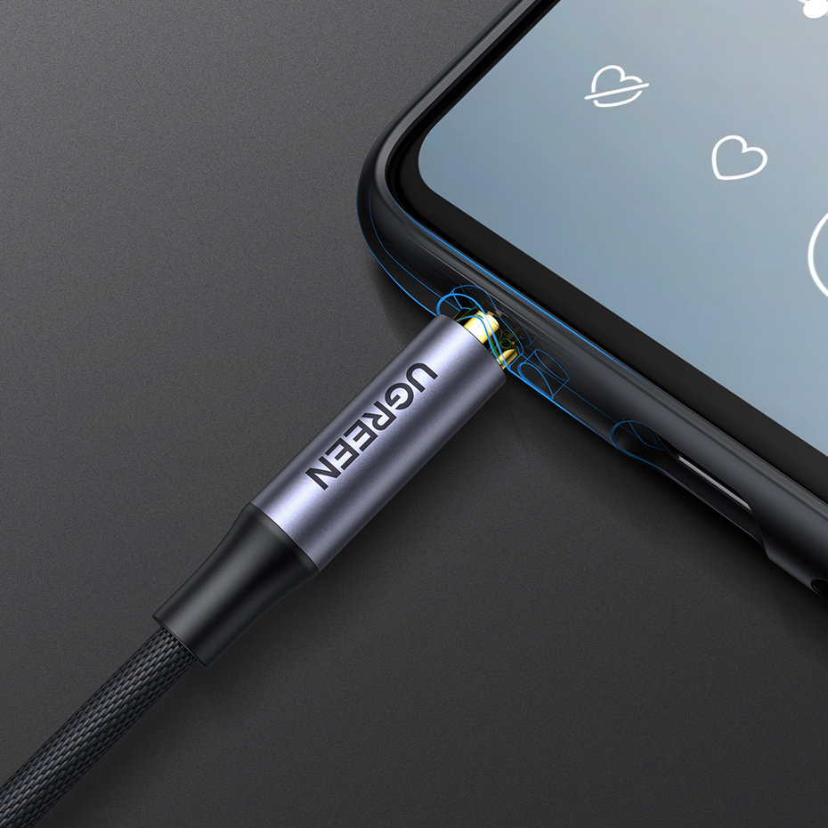Kabel przewód audio AUX mini jack 3.5mm męski 3m czarny (11)