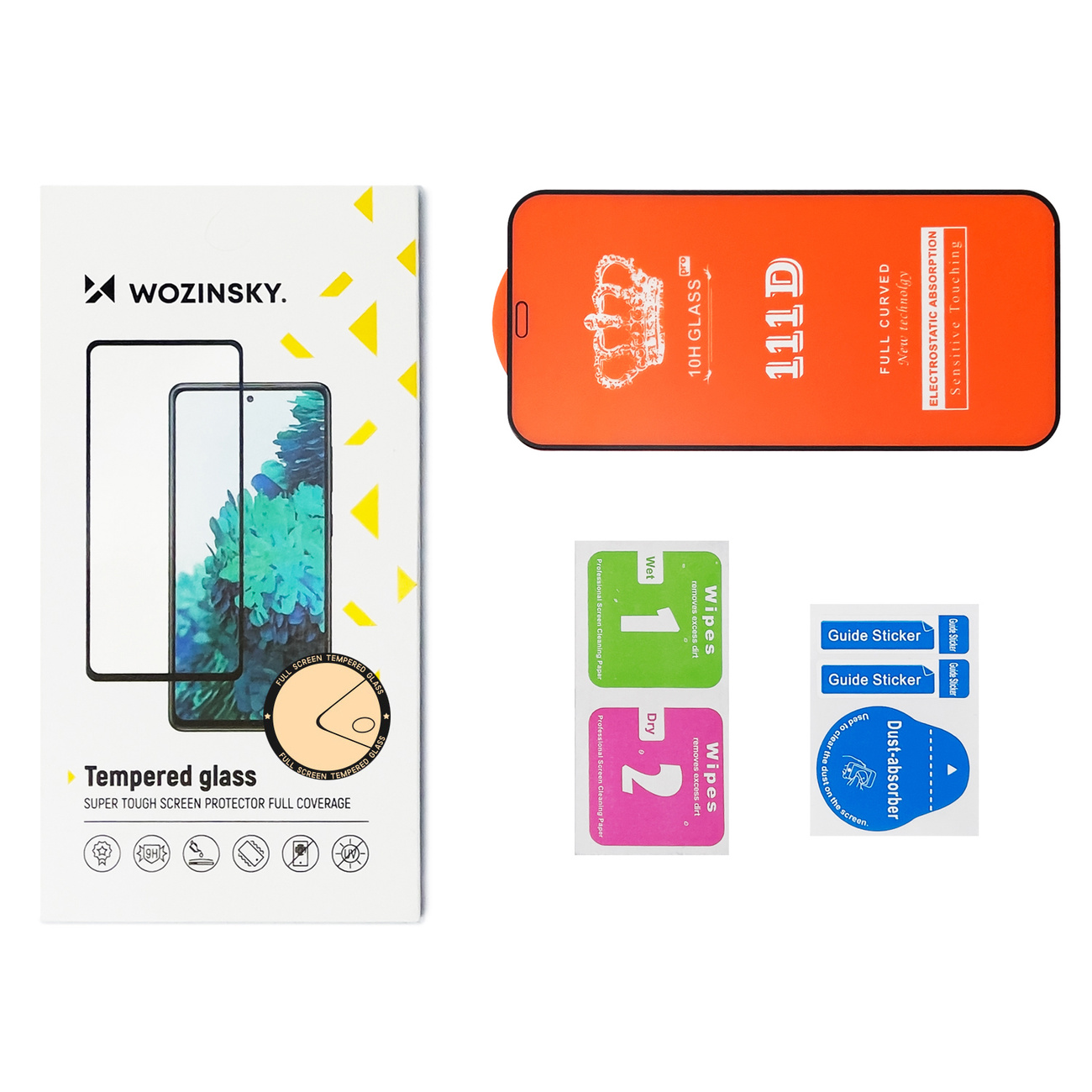 Szkło hartowane na Samsung Galaxy A54 5G 9H z ramką Full Glue Tempered Glass - 2 szt. (5)