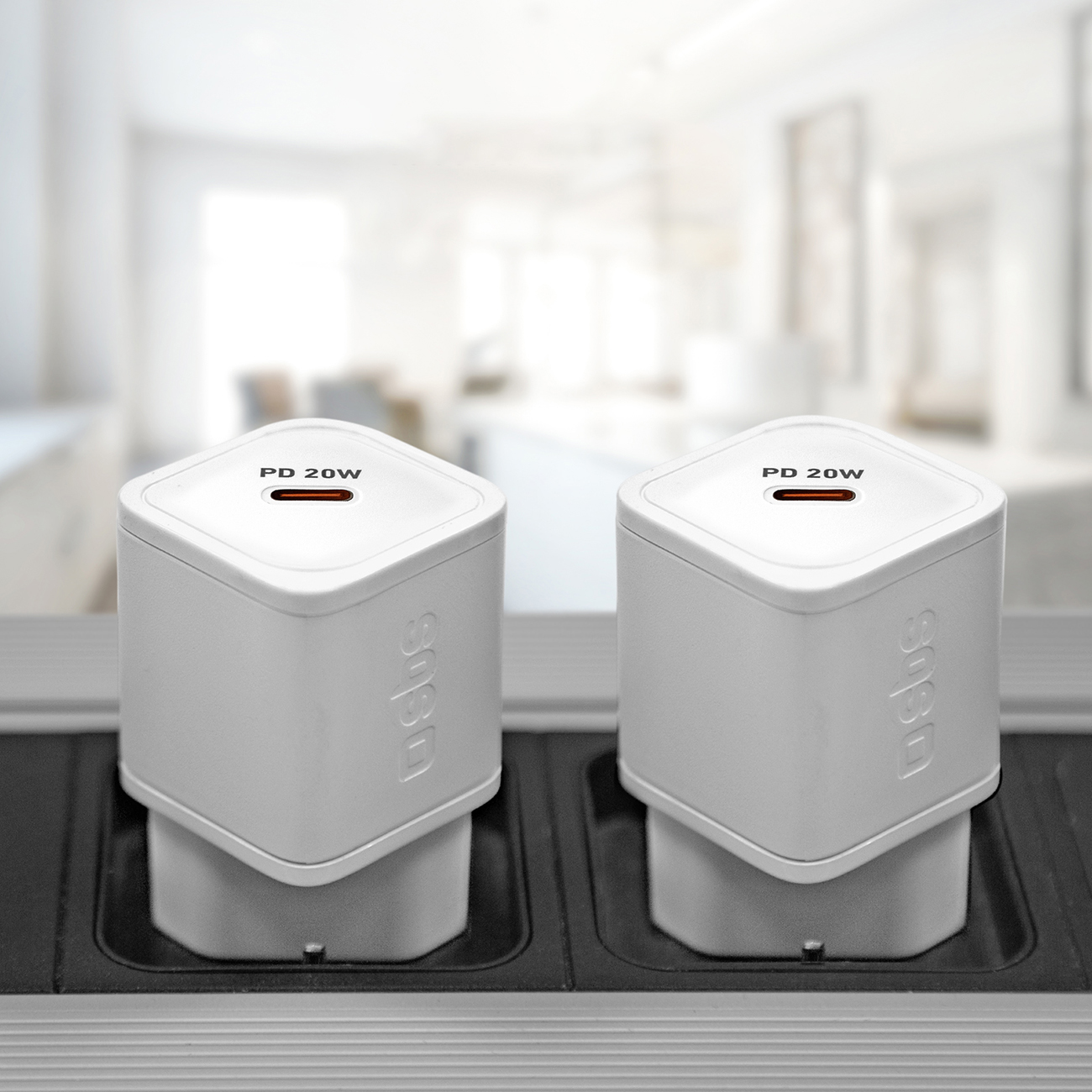 Ładowarka sieciowa GaN z Power Delivery 20W - biała (3)