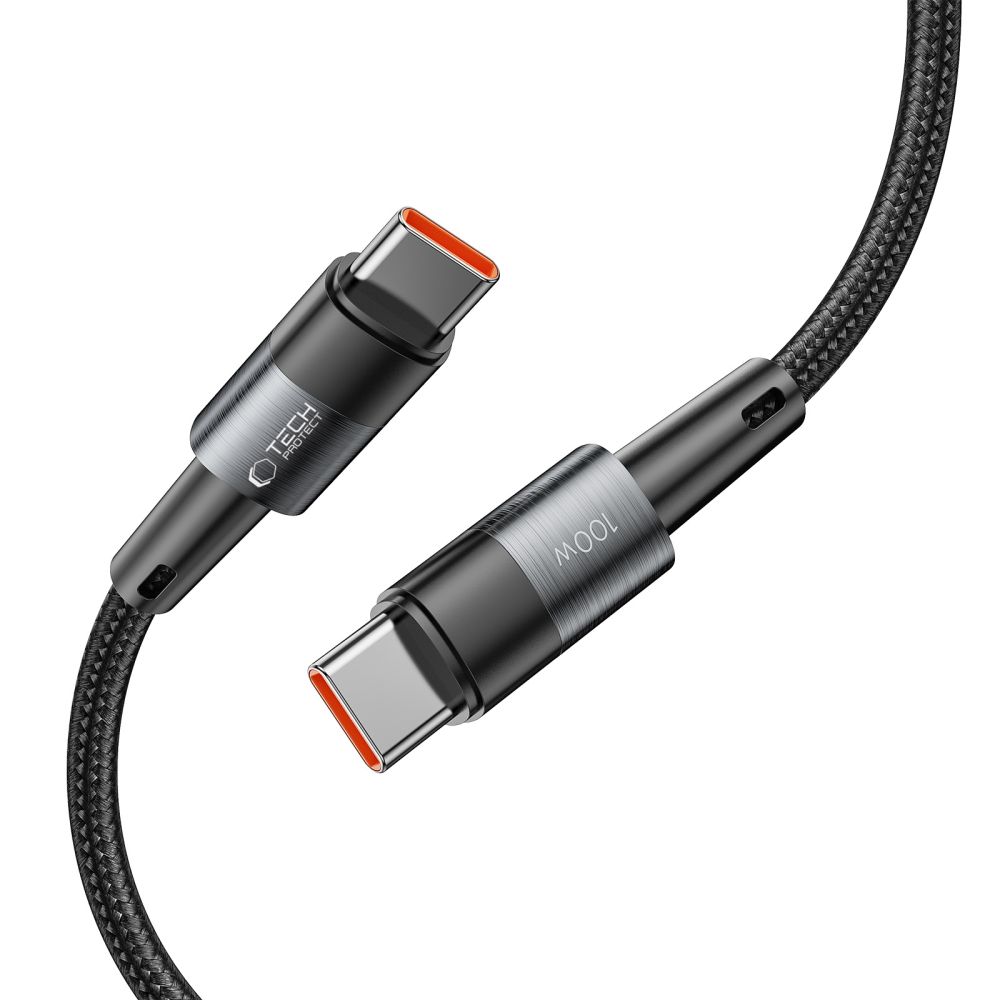 Kabel przewód USB-C PD 100W 5A 3m - szary (3)