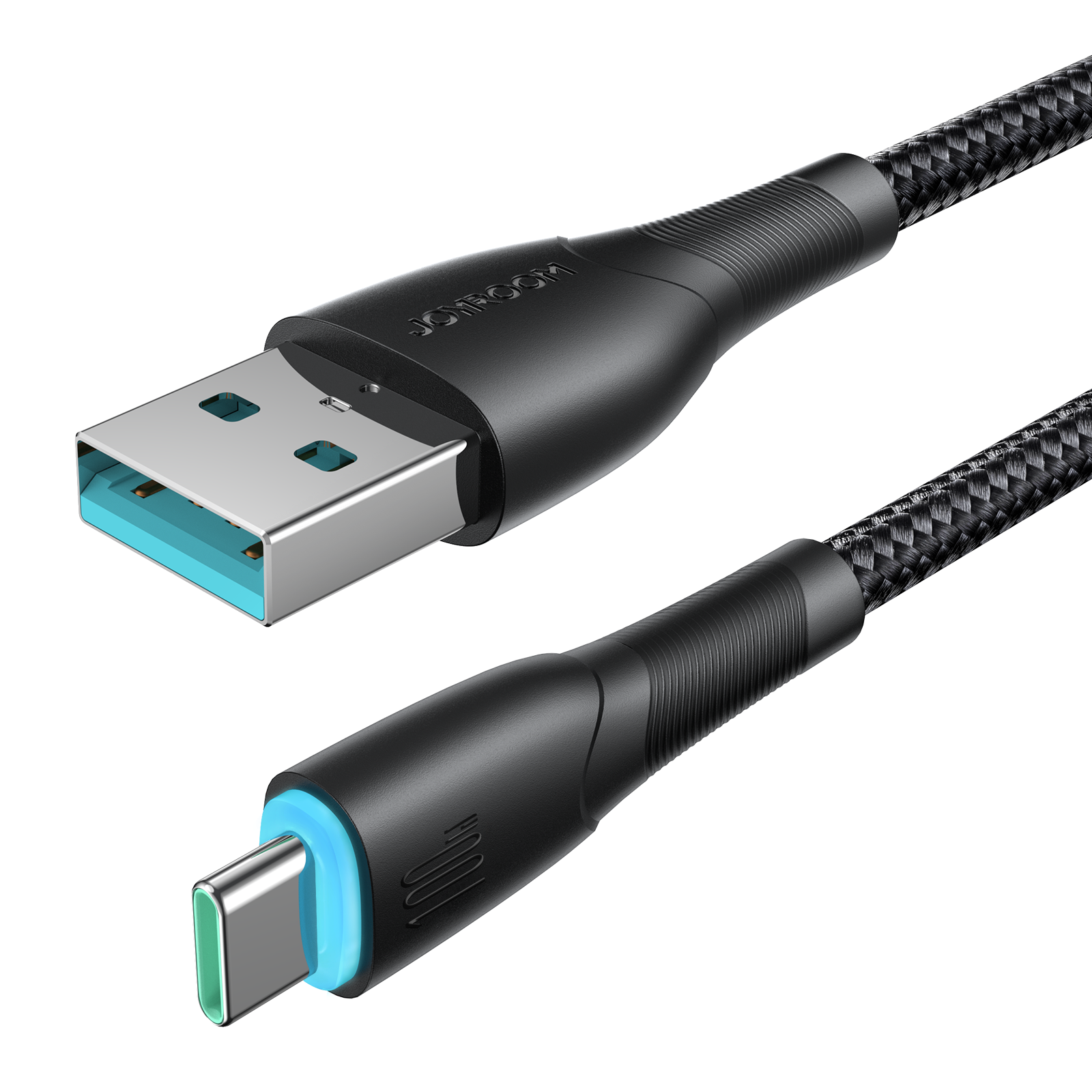 Kabel przewód Starry Series USB-A - USB-C 100W 1m czarny (4)