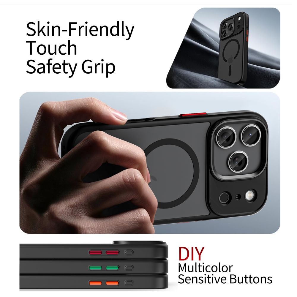 Etui case na iPhone 17 Pro MagMat XT 4-set MagSafe - czarny mat (4)
