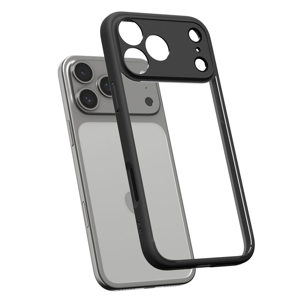 Etui case plecki na iPhone 17 Pro Max Ultra Hybrid - czarny mat (5)