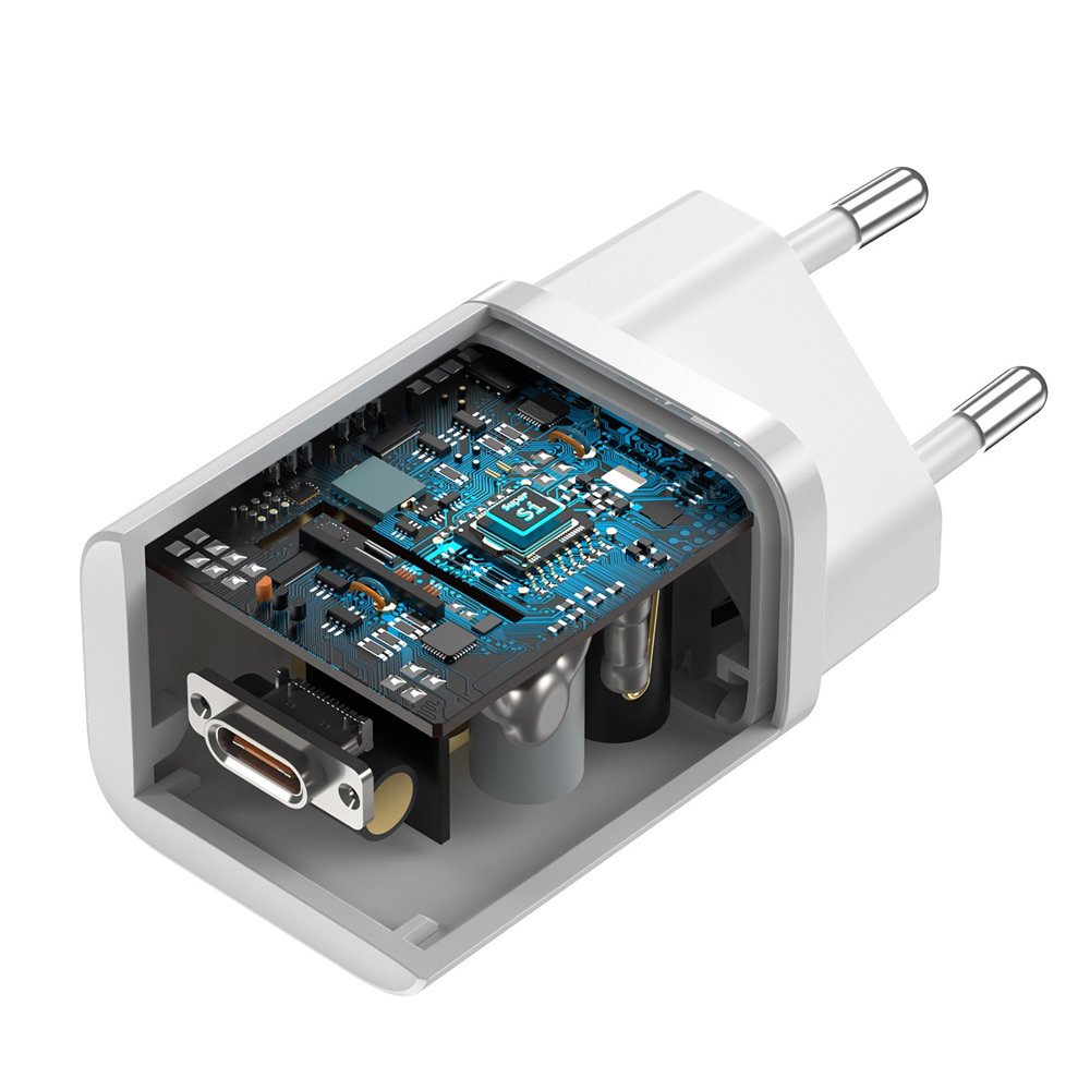 Super szybka ładowarka USB-C 25W Power Delivery Quick Charge - biały (3)