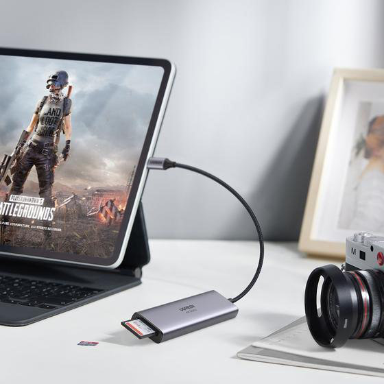 6w1 wielofunkcyjny HUB USB-C - 3x USB HDMI 4K czytnik kart SD i TF szary (5)