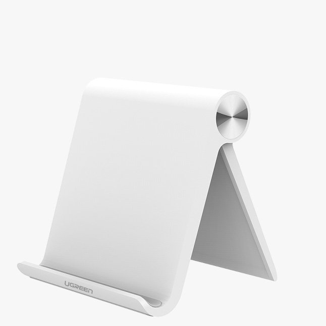 Stojak podstawka uchwyt na telefon tablet biały (10)