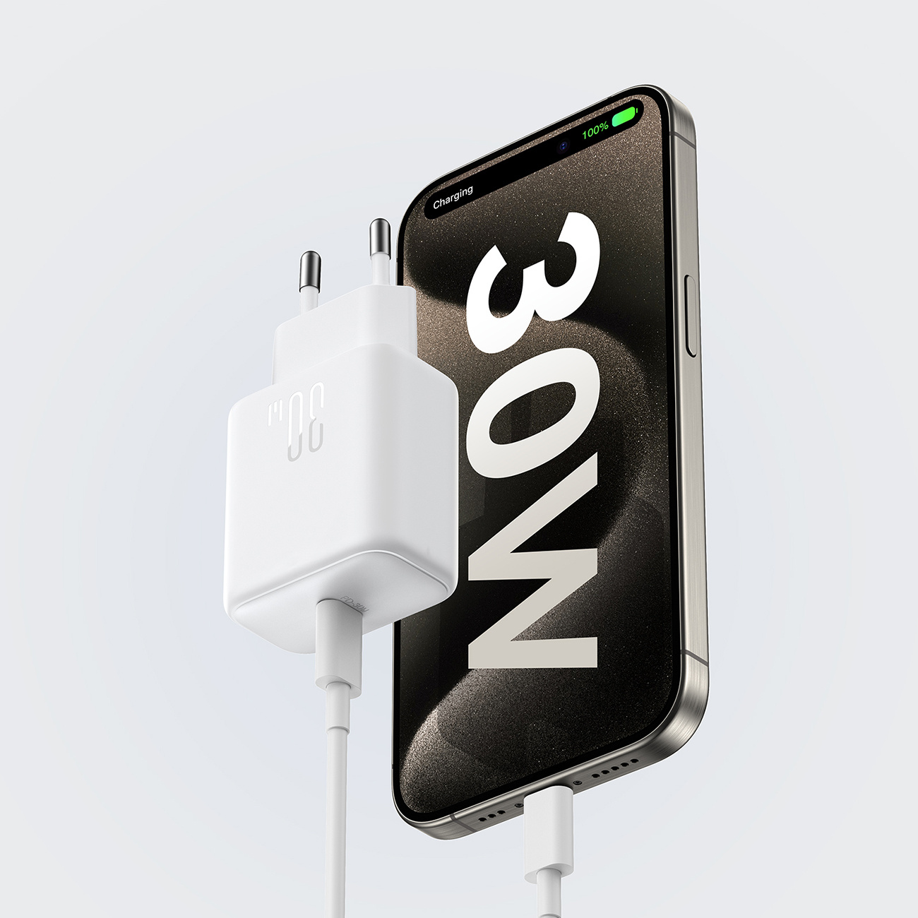 Ładowarka sieciowa USB-C PD 30W QC SFC - biała (9)