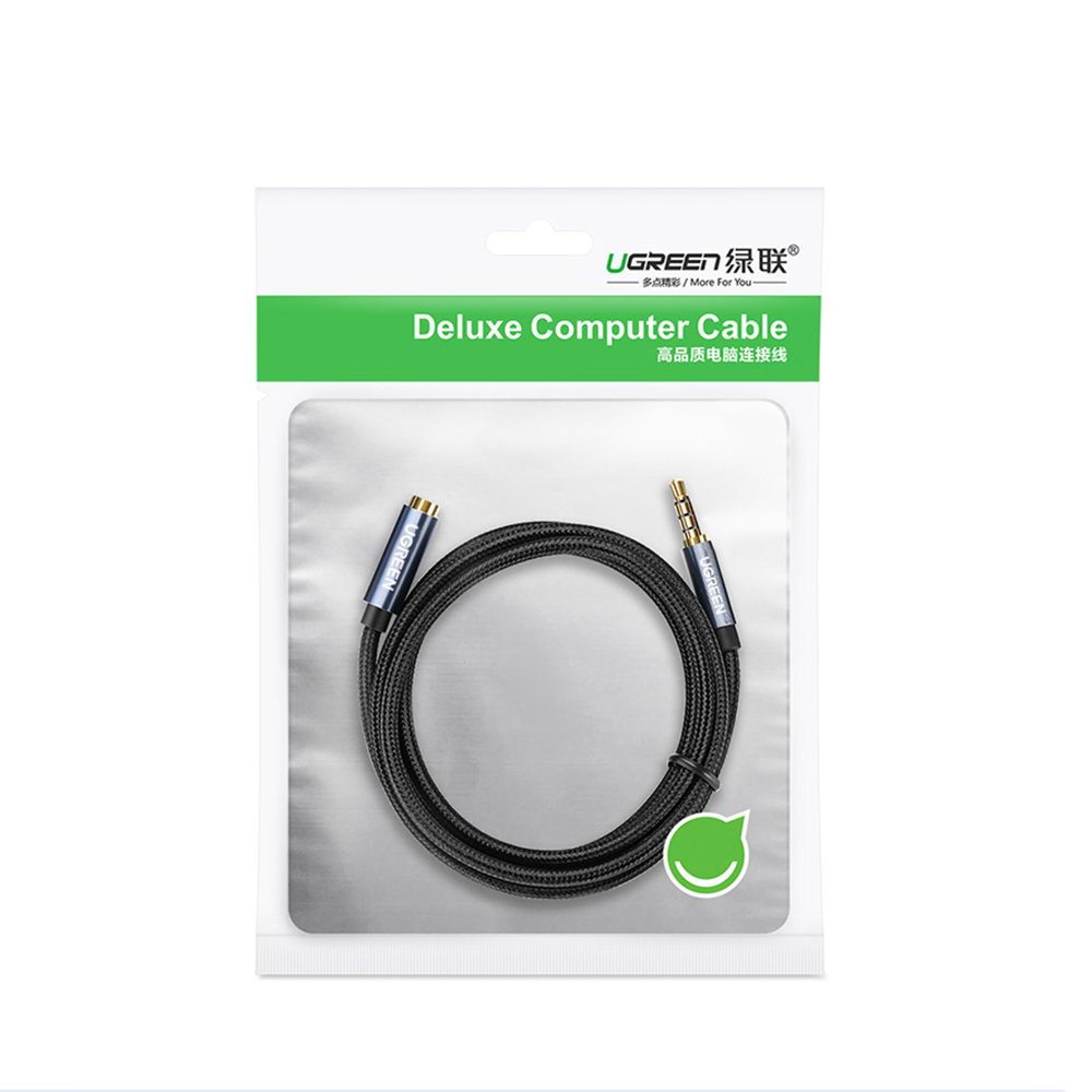 Przedłużacz kabel adapter audio AUX mini jack 3.5mm 1.5m niebieski (5)
