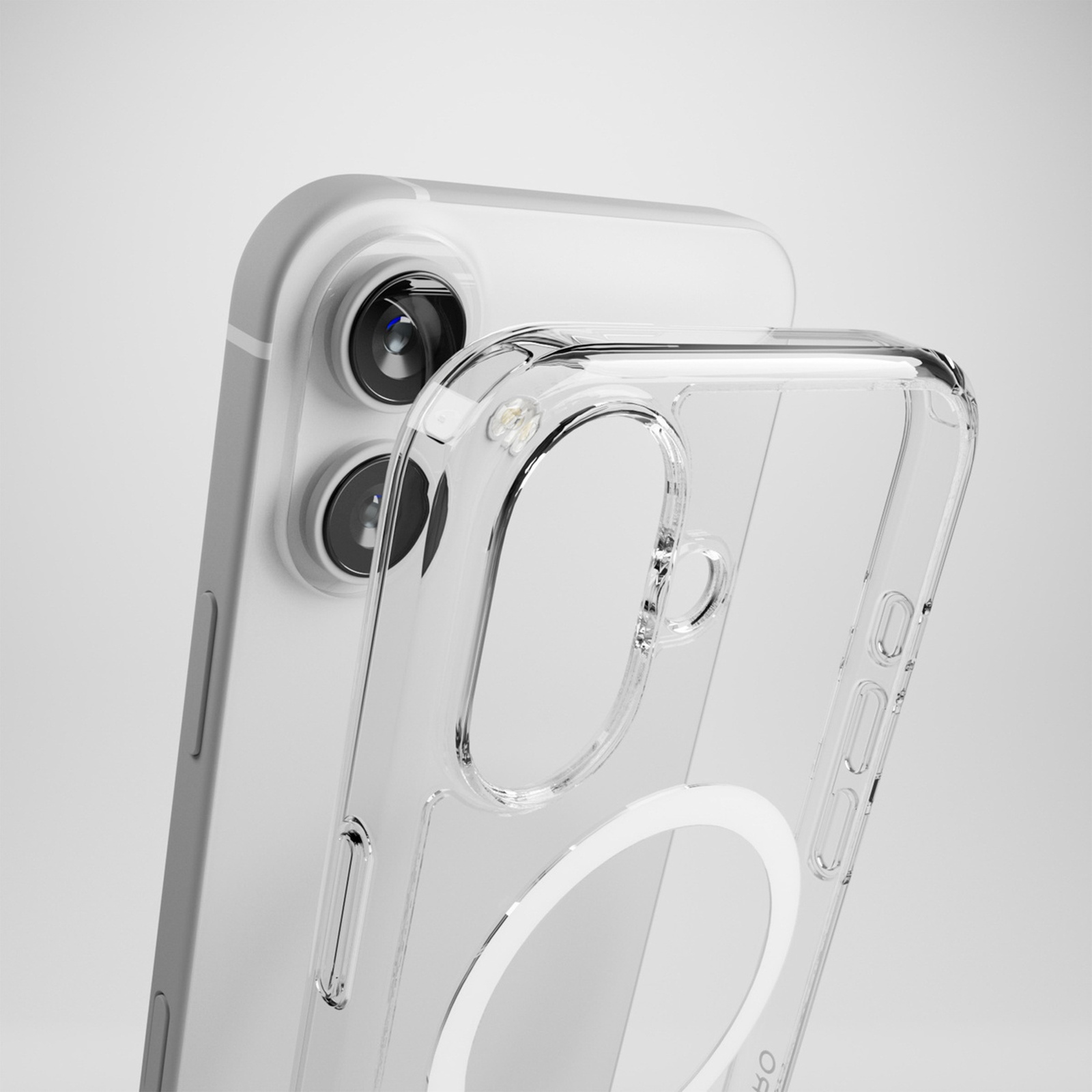 Etui silikonowe do iPhone 16 Impact Clear D3O MagSafe - przezroczyste (6)