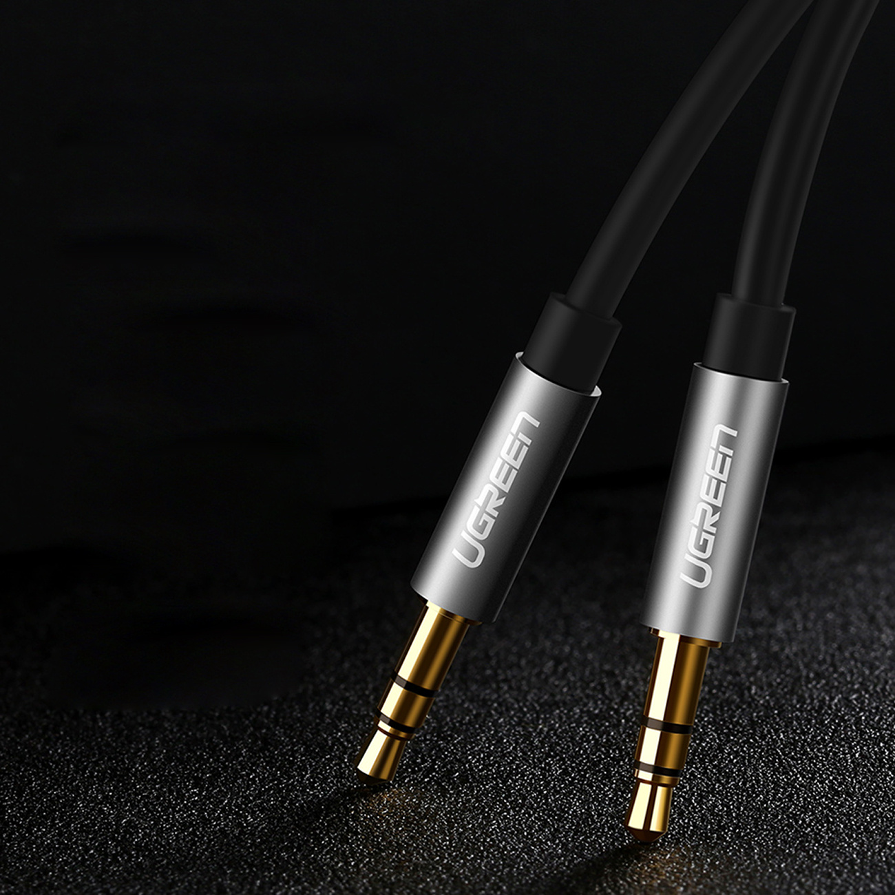 Kabel przewód audio AV119 mini jack 3.5mm 5m - czarny (6)