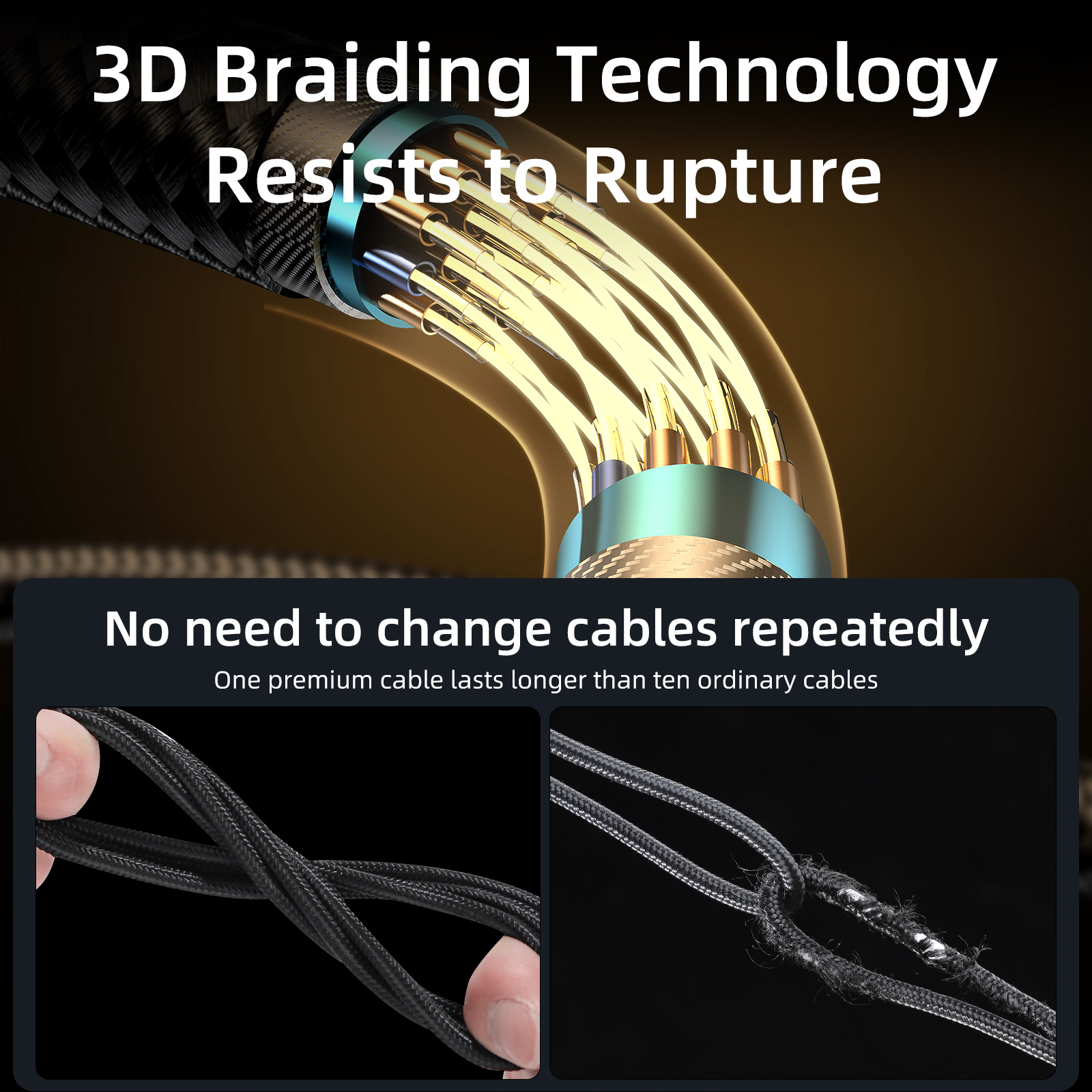 Kabel przewód kątowy do iPhone USB-A - Ligtning 2.4A 1.2m niebieski (9)