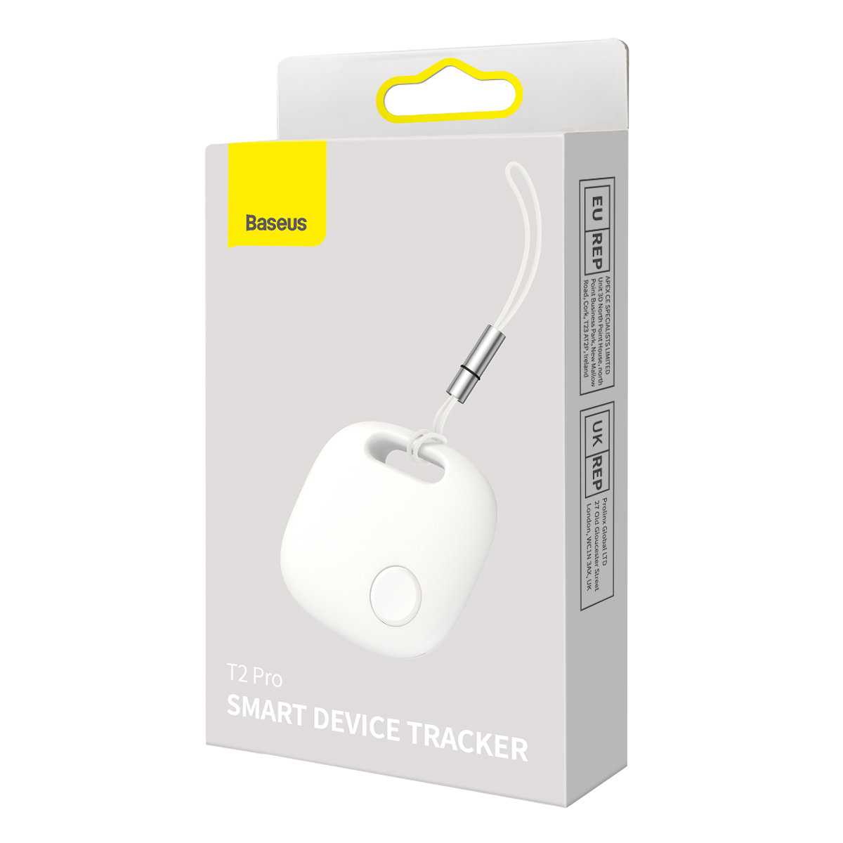 Inteligentny lokalizator GPS do kluczy torebki dla dziecka T2 Pro biały (5)