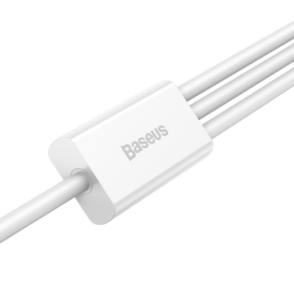 Superior 3w1 kabel USB Iphone Lightning USB-C microUSB 3.5 A 1.5 m Biały (3)