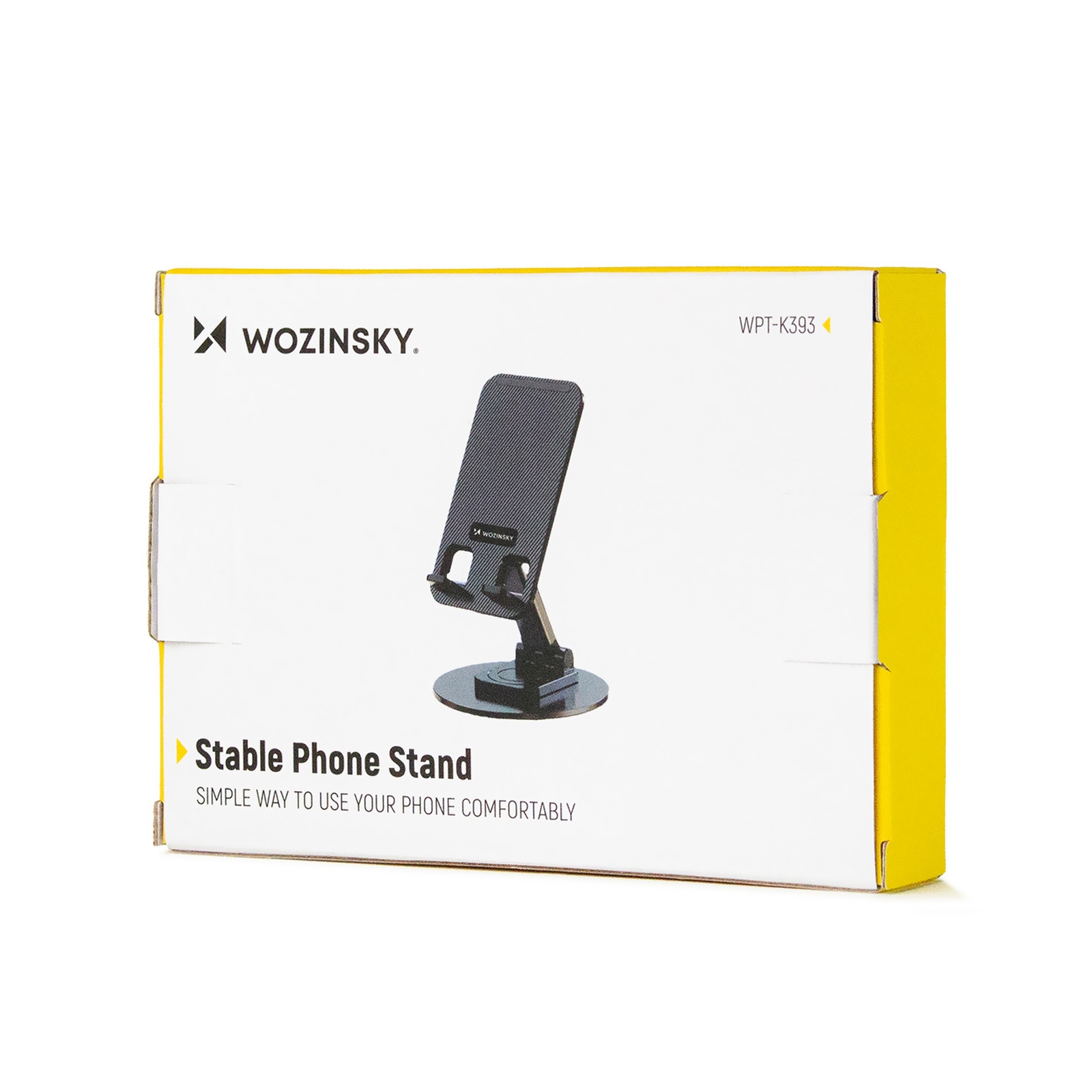 Podstawka stojak stabilny pod telefon tablet - czarny (11)