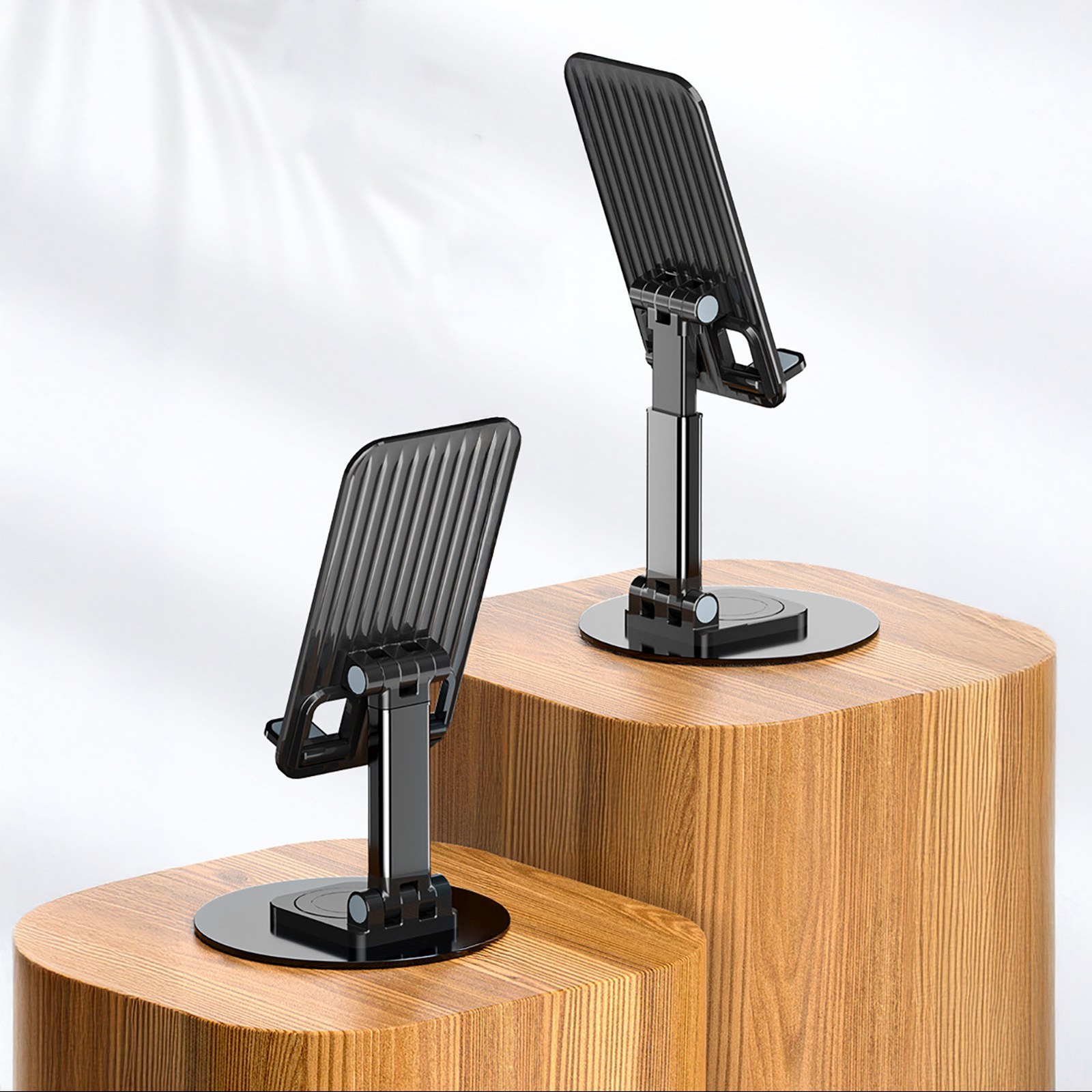 Podstawka stojak stabilny pod telefon tablet - czarny (5)