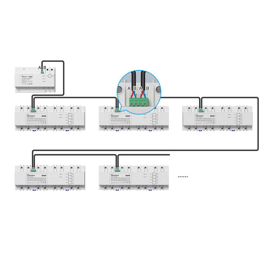 Inteligentny przełącznik miernik mocy WiFi Ethernet SPM-Main (4)