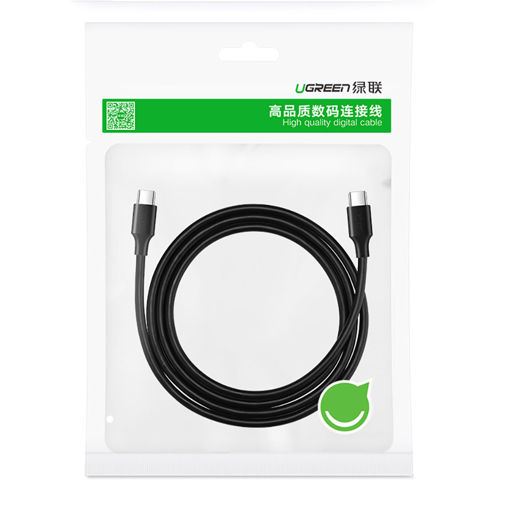 Kabel przewód USB-C do ładowania i transferu danych 3A 2m czarny (5)