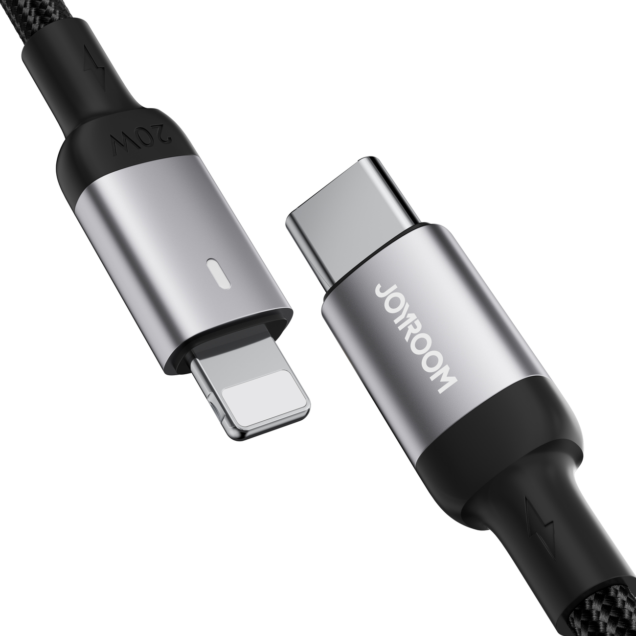 Kabel przewód do iPhone USB-C - Lightning A10 Series 20W 1.2m czarny (6)