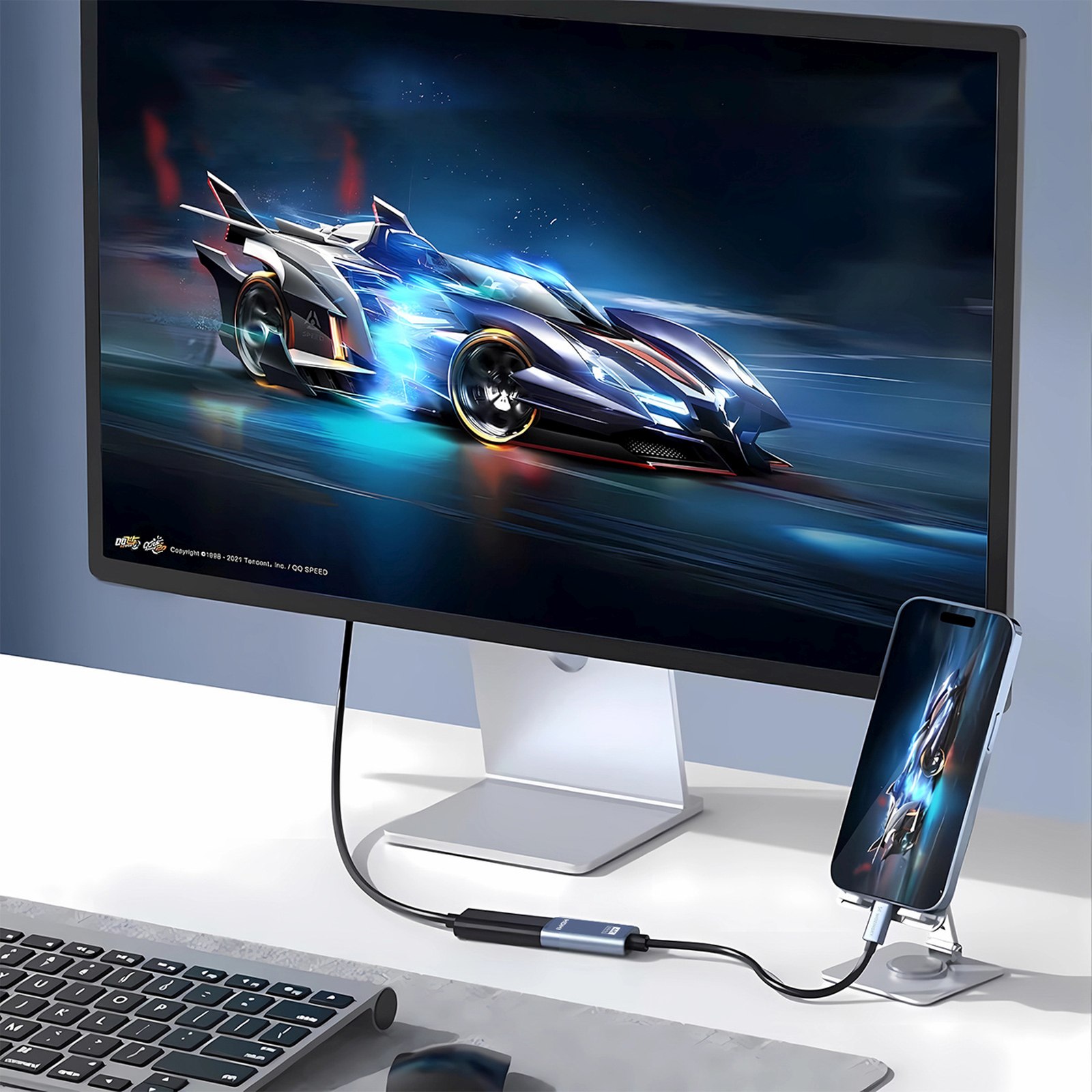 Adapter przejściówka USB-C - HDMI 4K 60Hz - czarny (10)