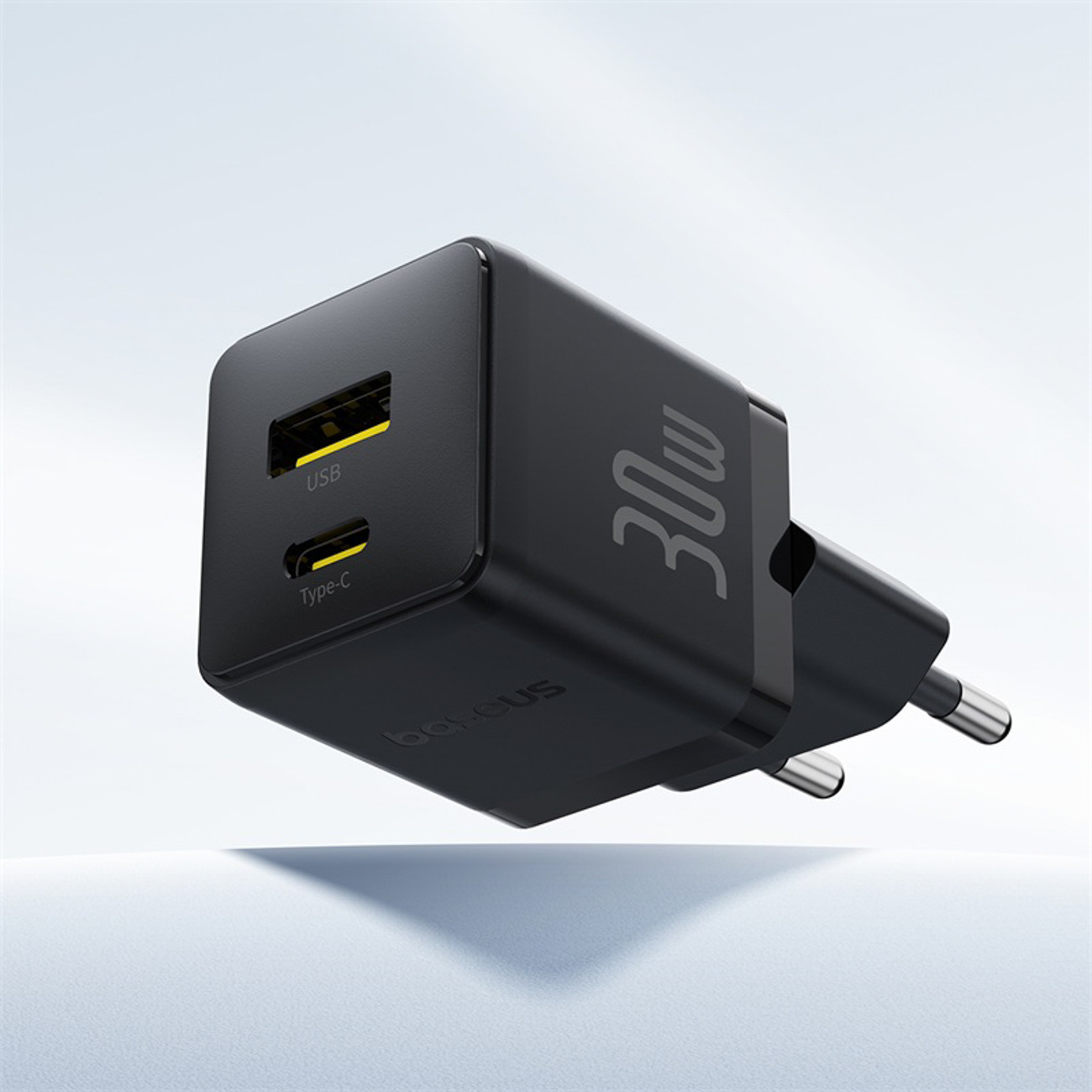Ładowarka sieciowa Palm 30W USB-C USB-A - czarna (10)
