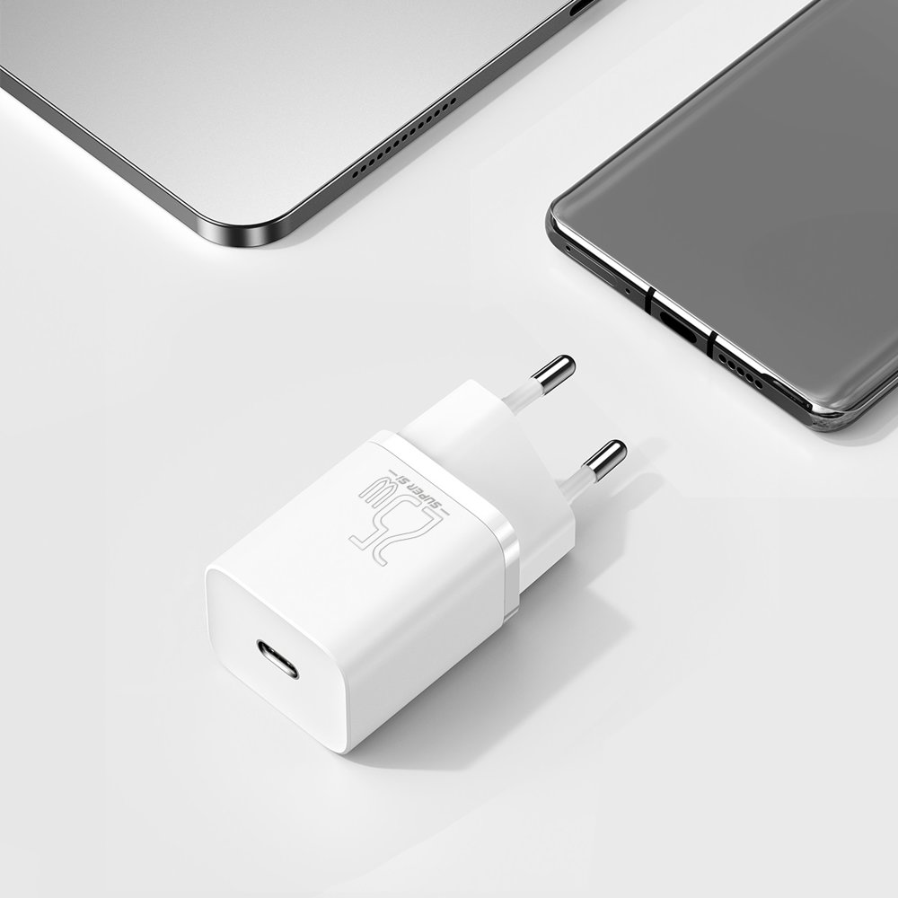 Super szybka ładowarka USB-C 25W Power Delivery Quick Charge - biały (11)