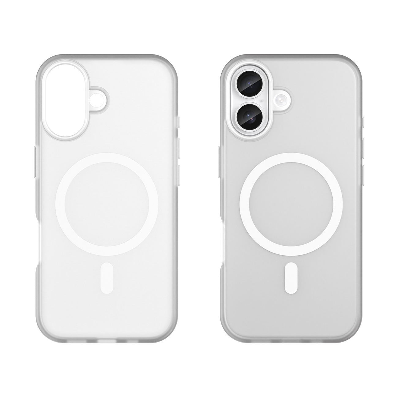 Etui case na iPhone 17 Magnetic Abrasive MagSafe - matowe białe (6)