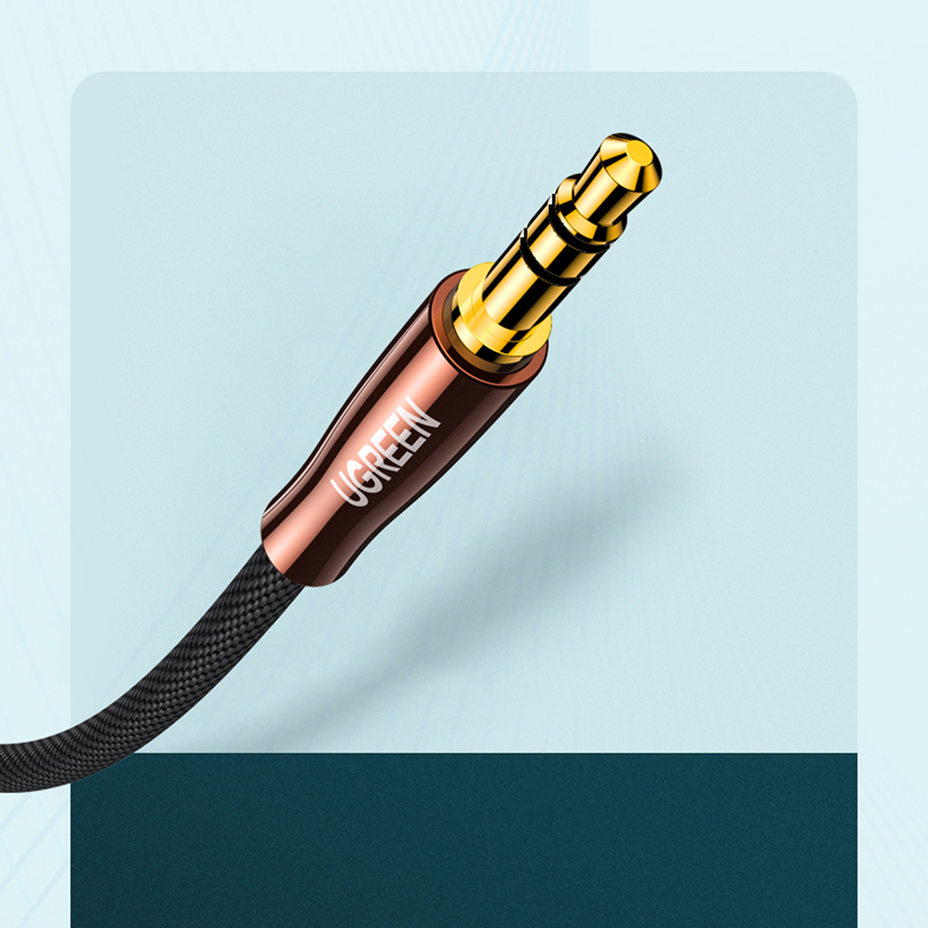 Kabel przewód miedziany audio 3.5mm mini jack - 2x RCA 2m (11)