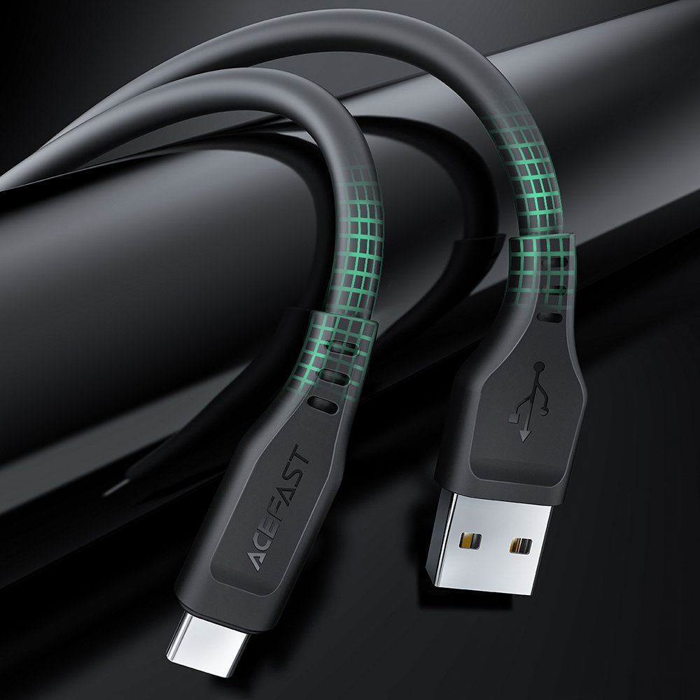 Kabel przewód do telefonu USB - USB-C 3A 1.2m biały (9)